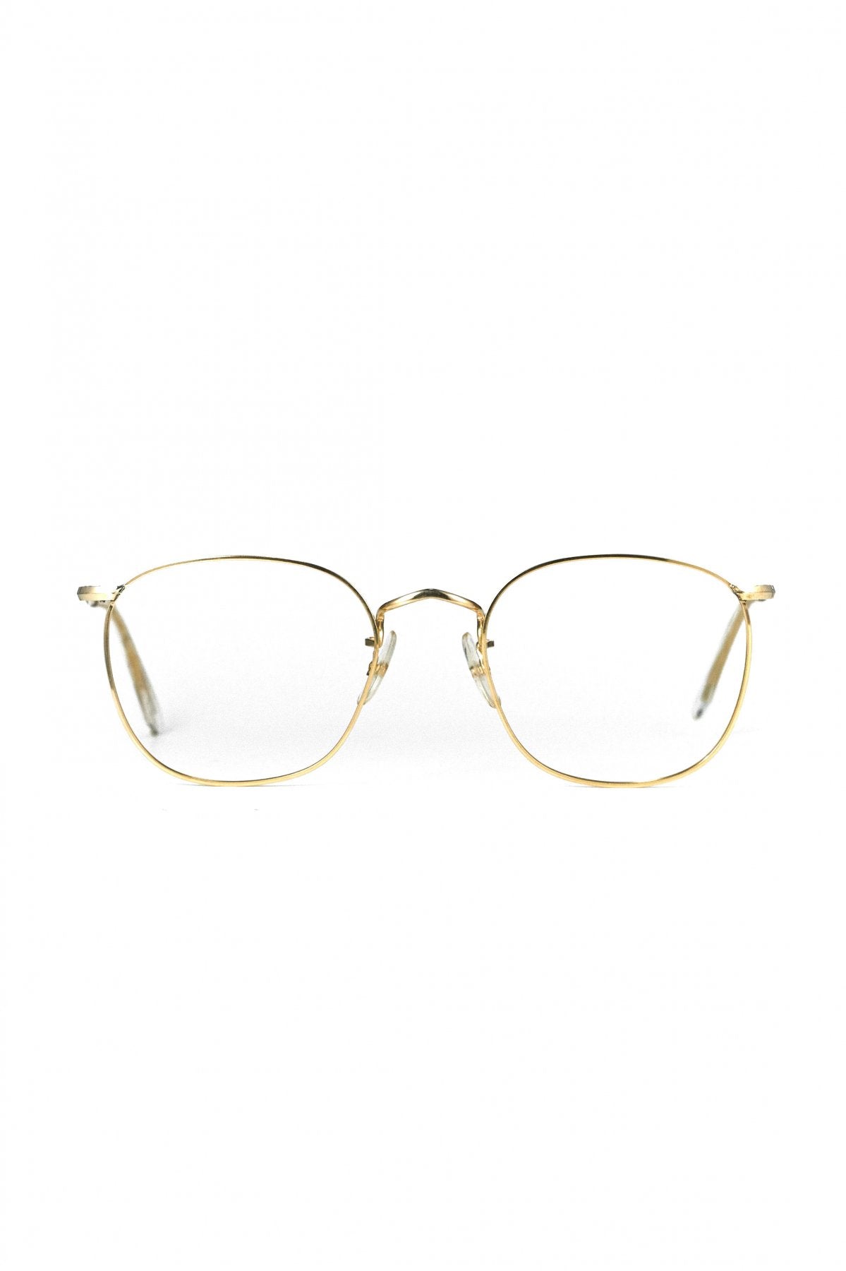 1960s ALGHA BRITISH VINTAGE EYEWEAR METAL WELLINGTON - OPT-601