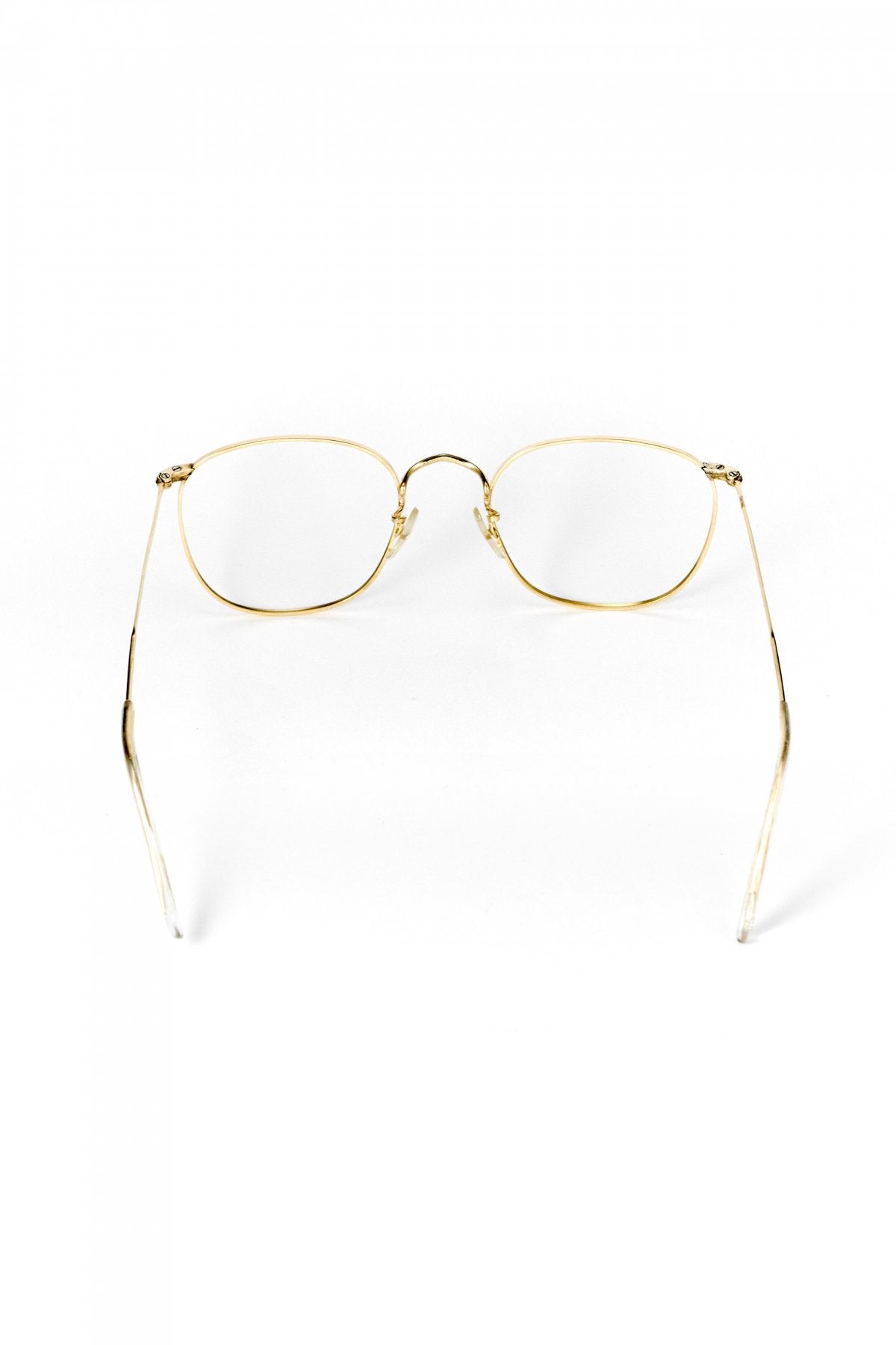 1960s ALGHA BRITISH VINTAGE EYEWEAR METAL WELLINGTON - OPT-601