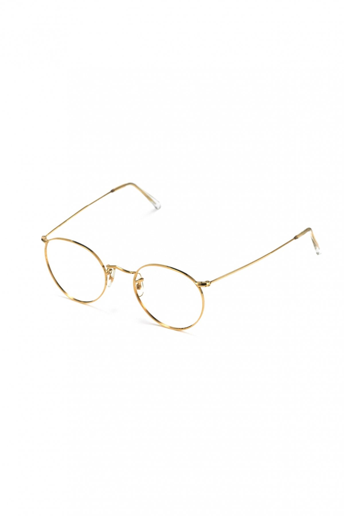 1960s ALGHA BRITISH VINTAGE EYEWEAR METAL ROUND- OPT-602