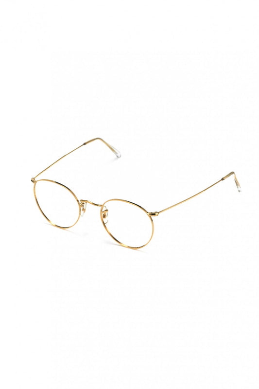 1960s ALGHA BRITISH VINTAGE EYEWEAR METAL ROUND- OPT-602