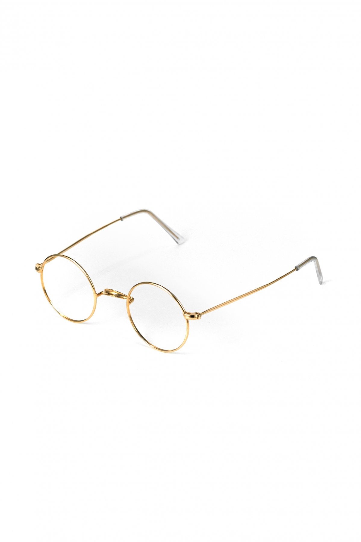 1960s BRITISH VINTAGE EYEWEAR METAL ROUND - OPT-604