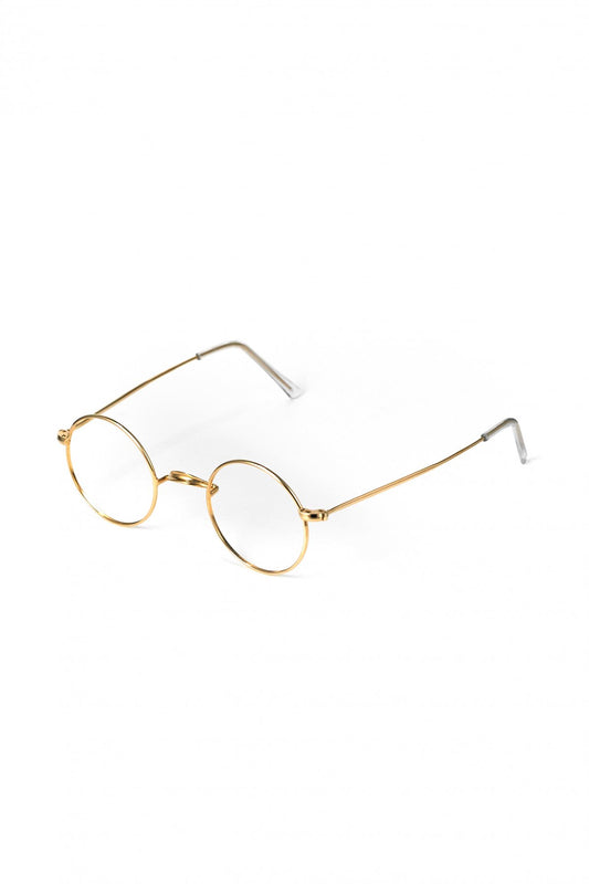 1960s BRITISH VINTAGE EYEWEAR METAL ROUND - OPT-604