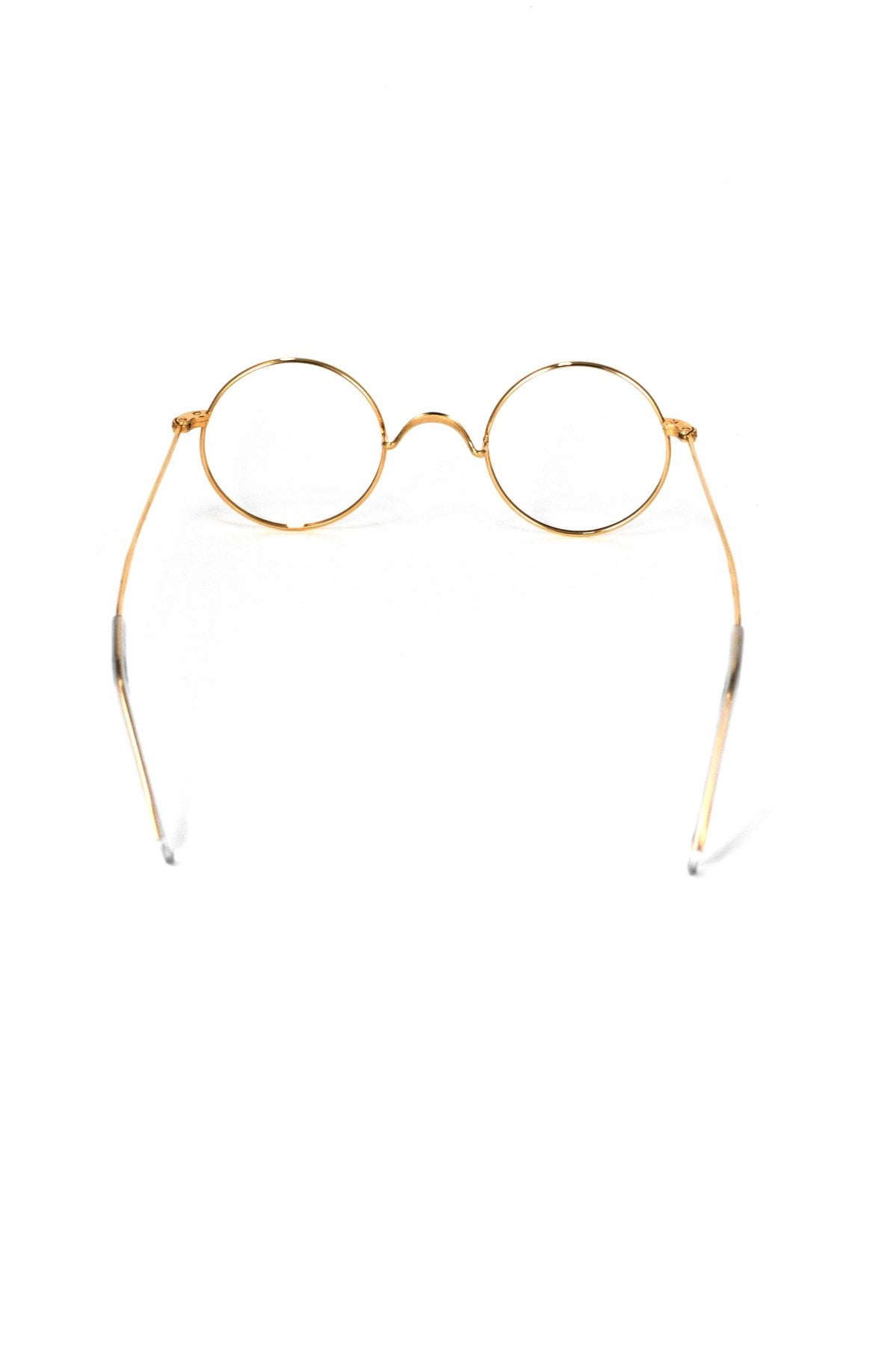 1960s BRITISH VINTAGE EYEWEAR METAL ROUND - OPT-604