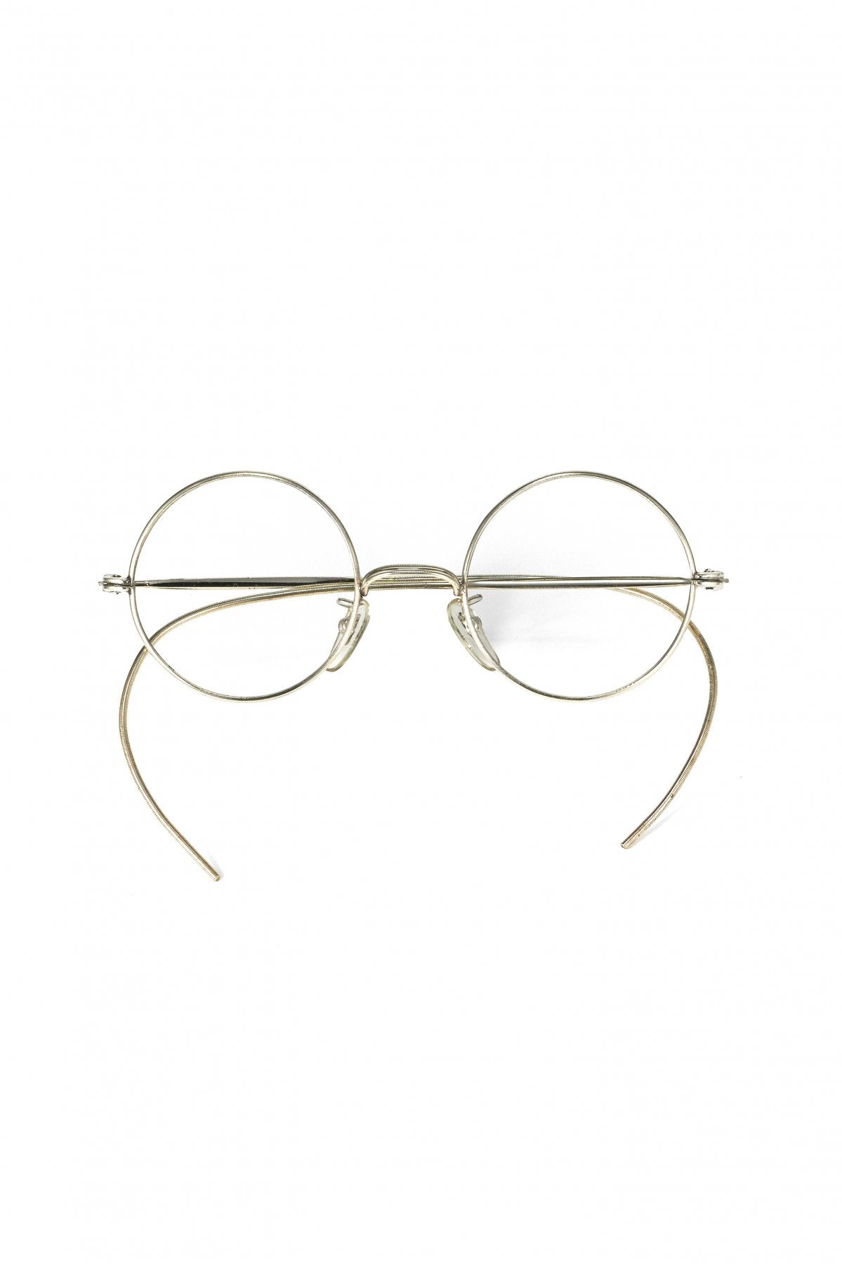 1970s FRENCH VINTAGE EYEWEAR METAL ROUND - OPT-606