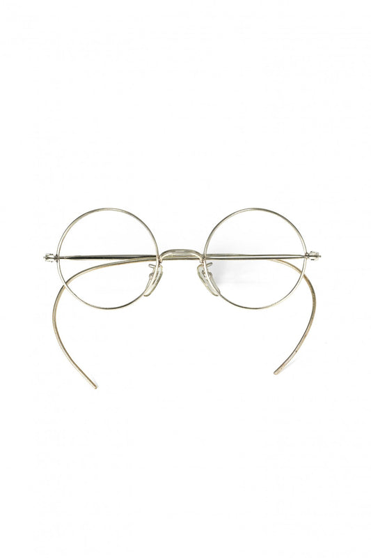 1970s FRENCH VINTAGE EYEWEAR METAL ROUND - OPT-606