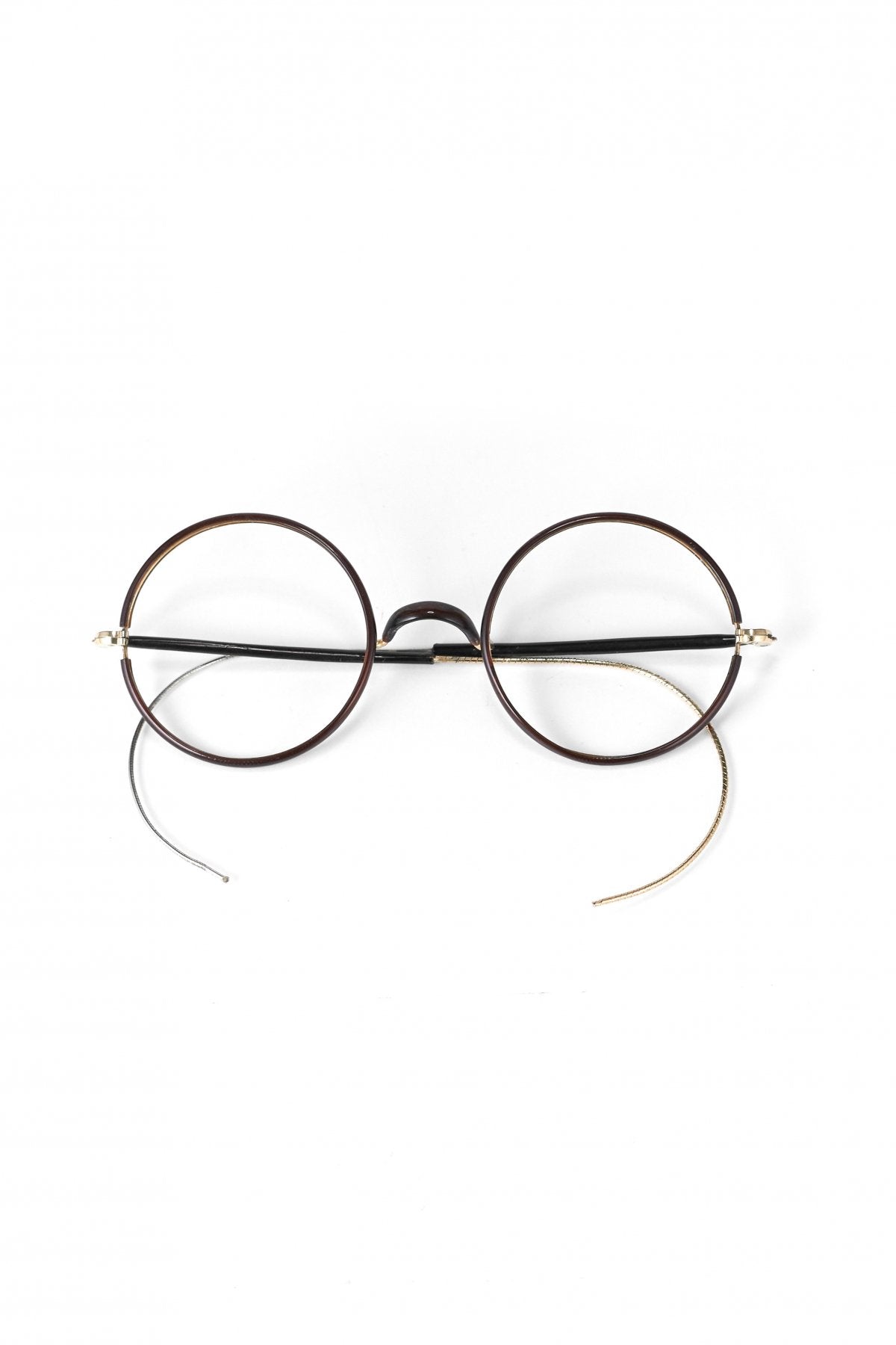 1930s BRITISH ANTIQUE EYEWEAR ROUND - OPT-608