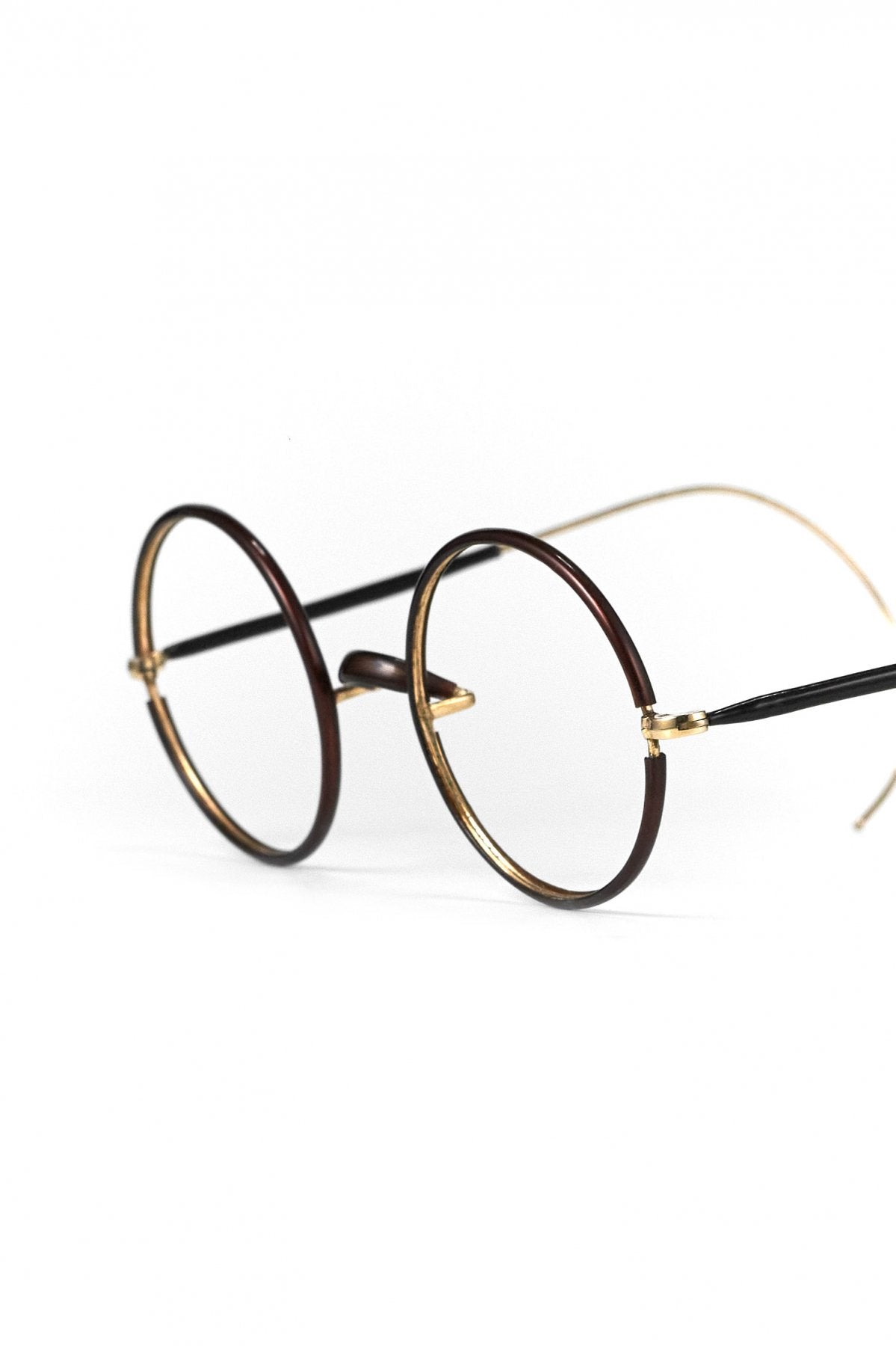 1930s BRITISH ANTIQUE EYEWEAR ROUND - OPT-608