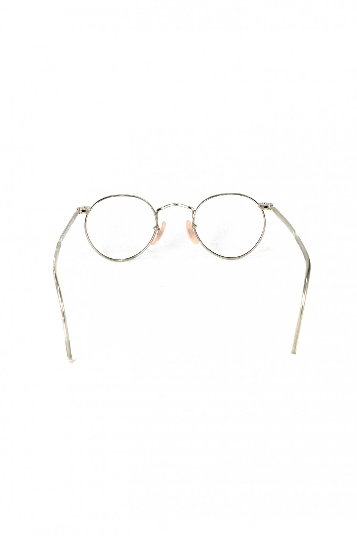 1960s BRITISH HADLEY METAL ROUND EYEGLASS - OPT-609