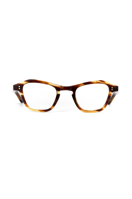 1950s HAND MADE  FRANCE VINTAGE EYEGLASS AMBER - OPT-614