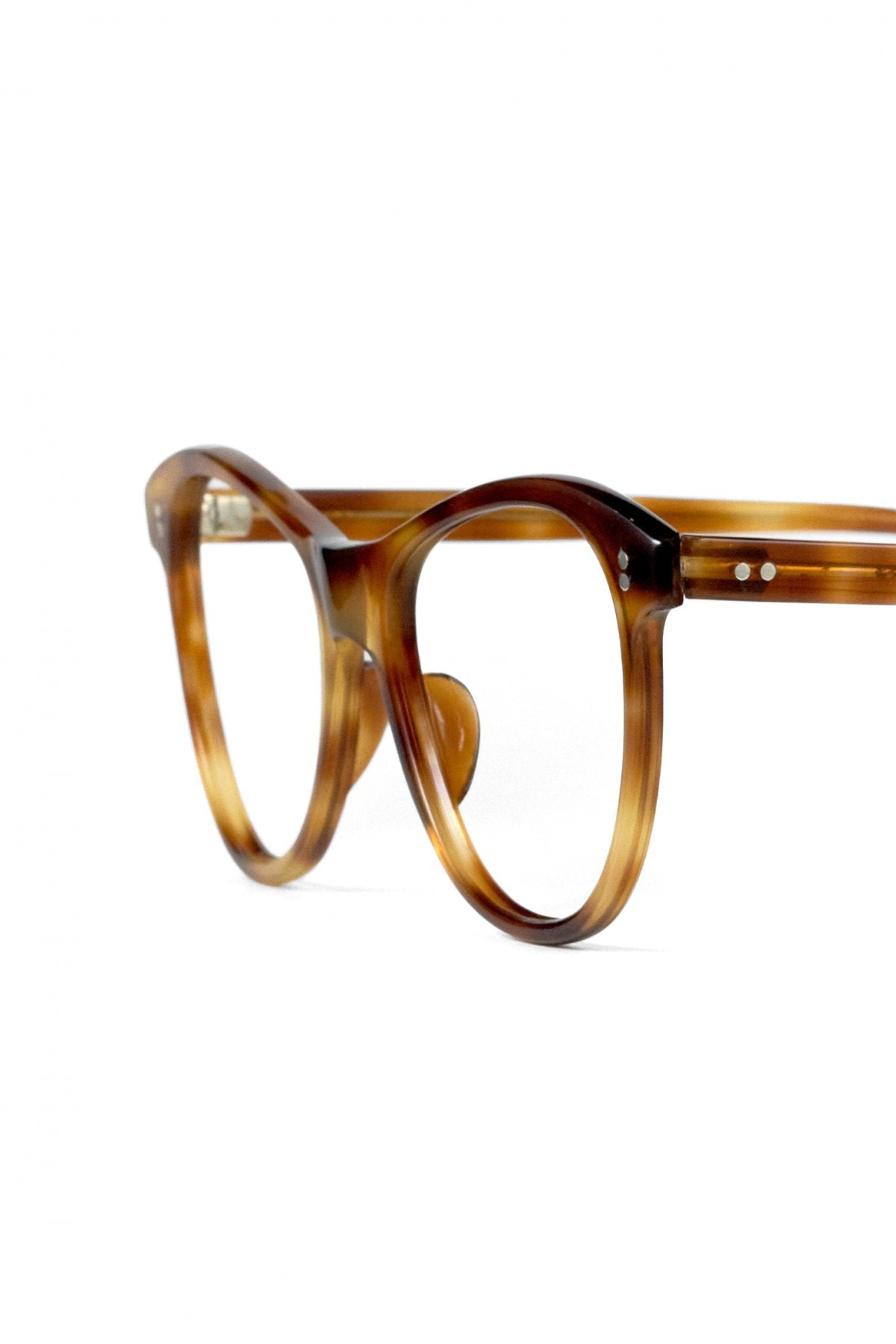 1960s FRANCE VINTAGE EYEGLASS AMBER - OPT-618