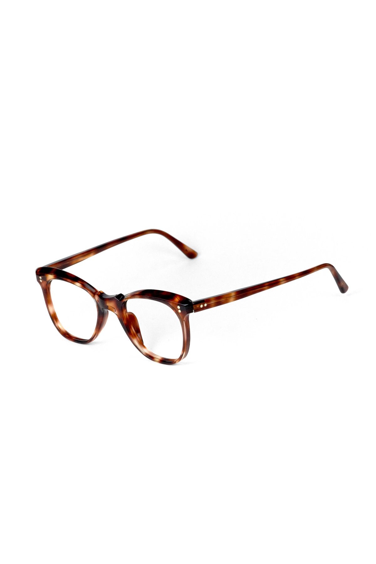 1950s FRANCE VINTAGE EYEGLASS  AMBER- OPT-619