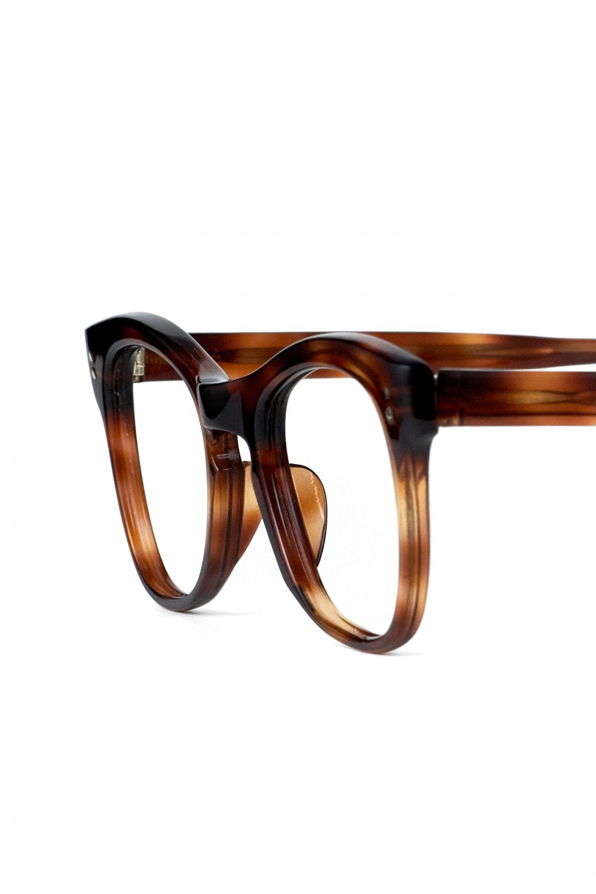 1950s FRANCE VINTAGE EYEGLASS  AMBER- OPT-620