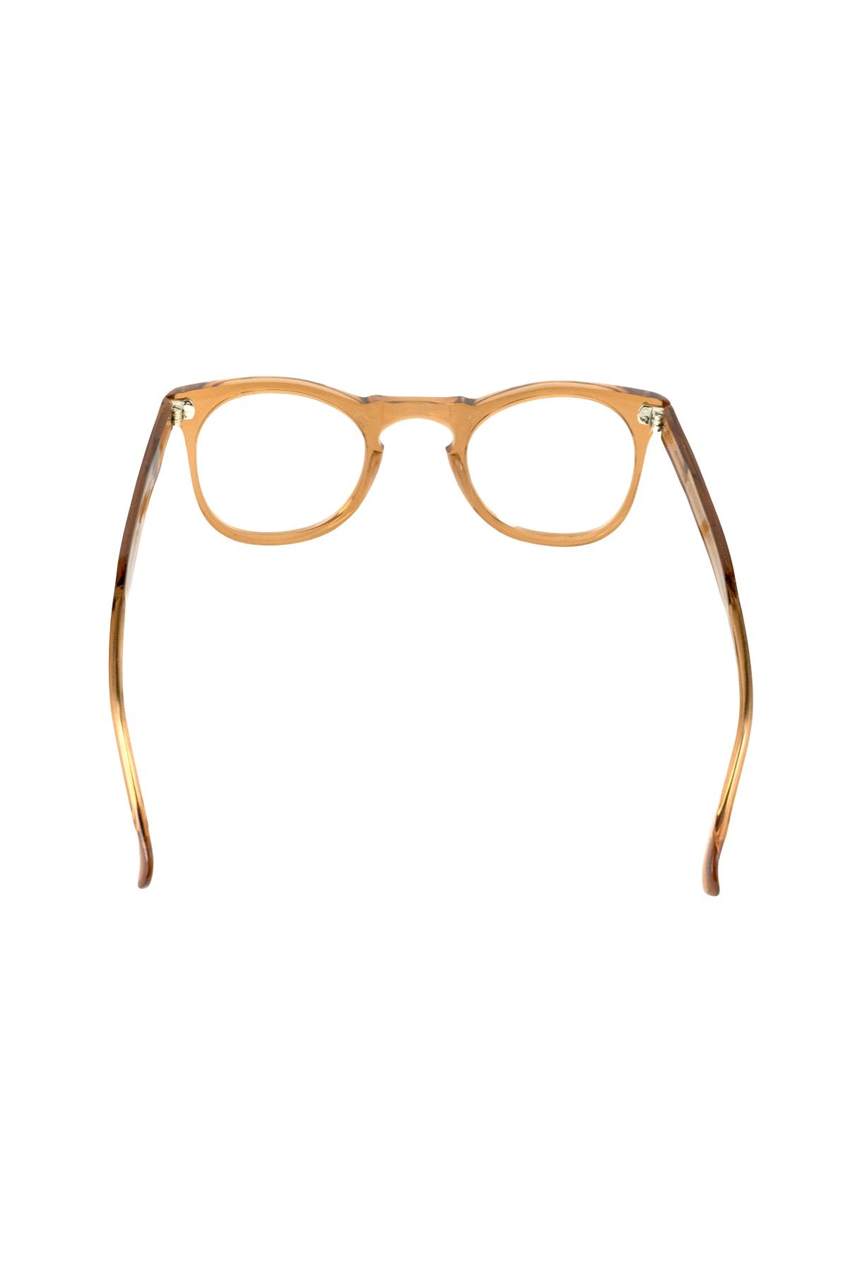 1960s FRANCE VINTAGE EYEGLASS BROWN SMOKE - OPT-624