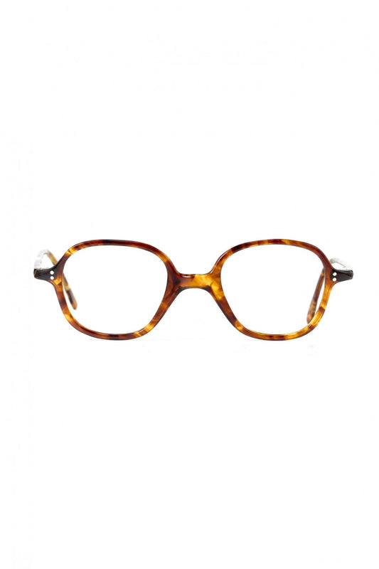 1940s HAND MADE BRITISH VINTAGE EYEWEAR AMBER - OPT-622