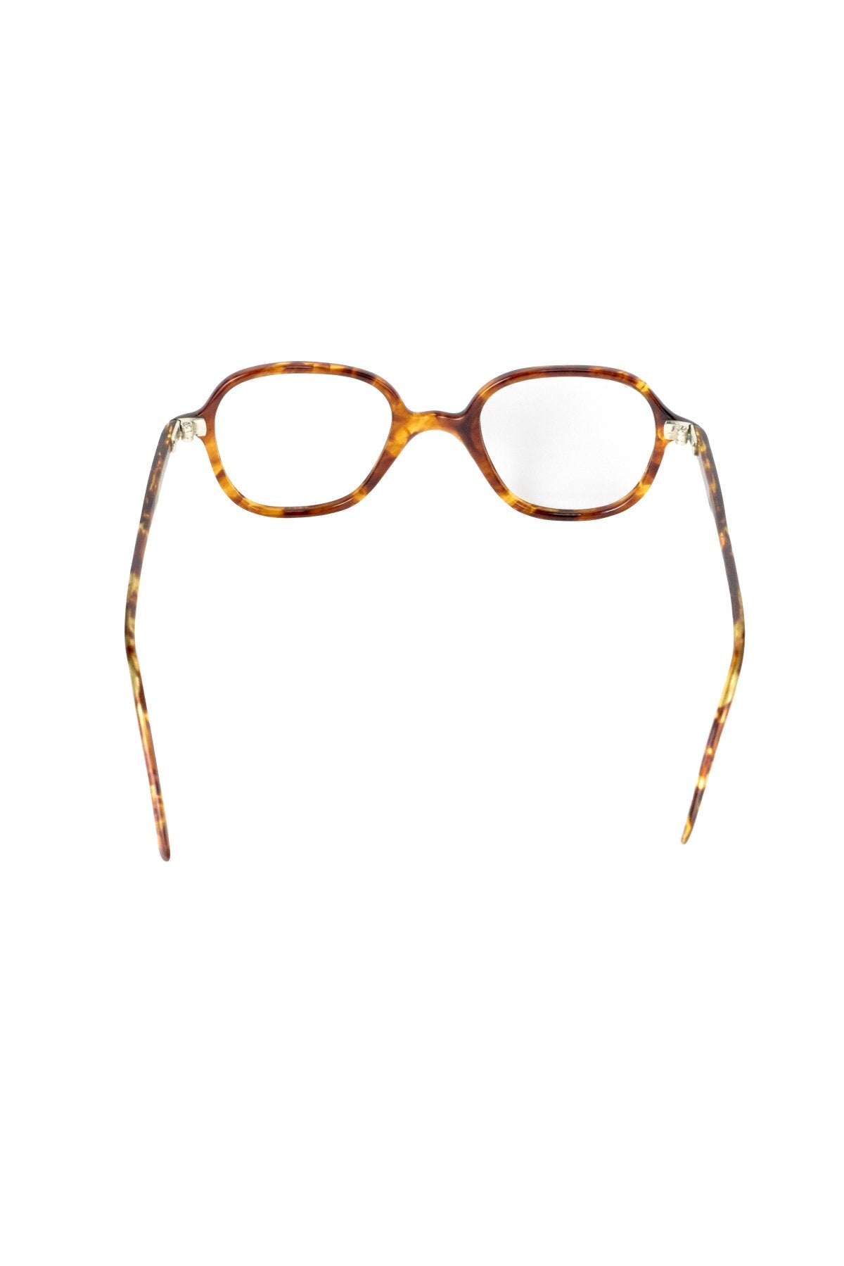 1940s HAND MADE BRITISH VINTAGE EYEWEAR AMBER - OPT-622