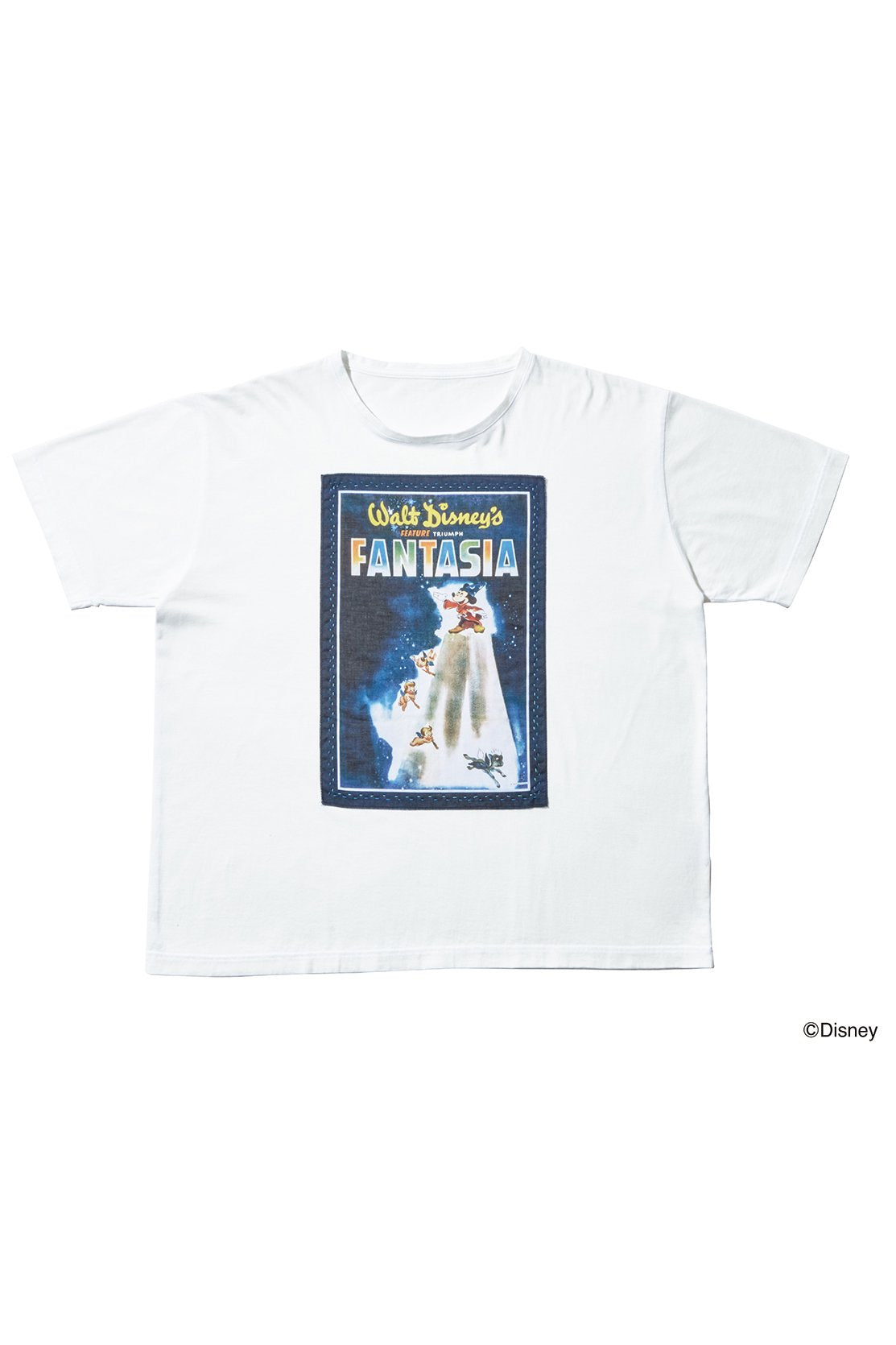 DISNEY FANTASIA PORTER CLASSIC NEWTONCOLLECTION BANDANA T-SHIRT - NAVY