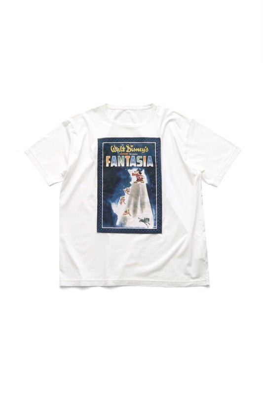 DISNEY FANTASIA PORTER CLASSIC NEWTONCOLLECTION BANDANA T-SHIRT - NAVY