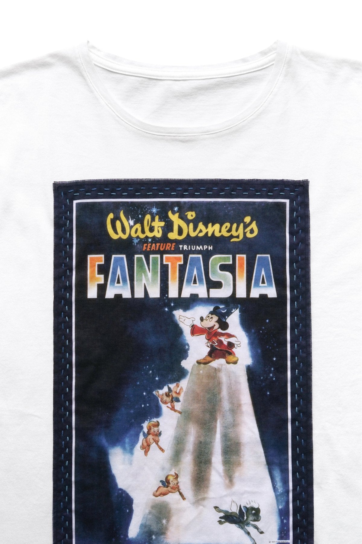 DISNEY FANTASIA PORTER CLASSIC NEWTONCOLLECTION BANDANA T-SHIRT - NAVY