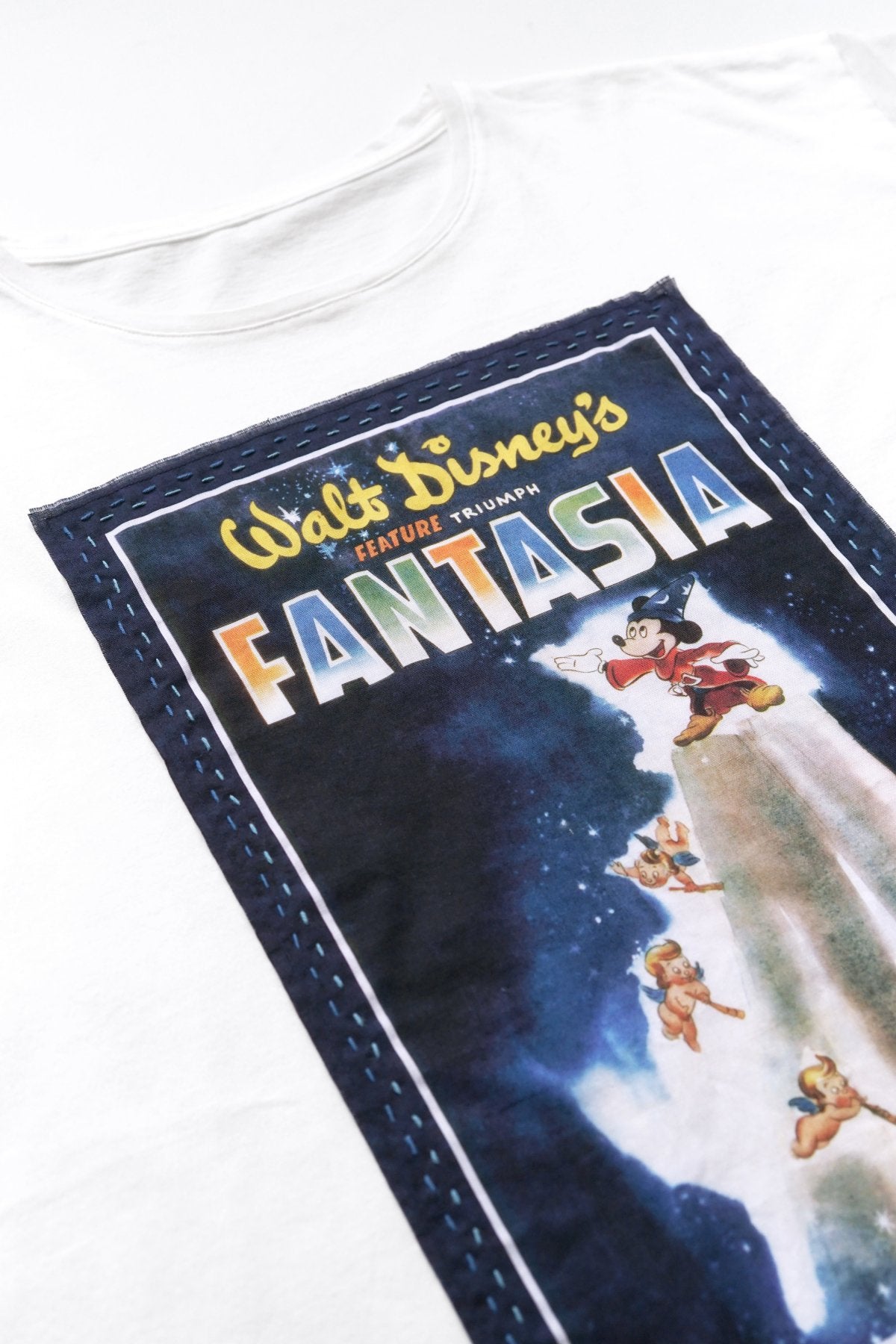 DISNEY FANTASIA PORTER CLASSIC NEWTONCOLLECTION BANDANA T-SHIRT - NAVY