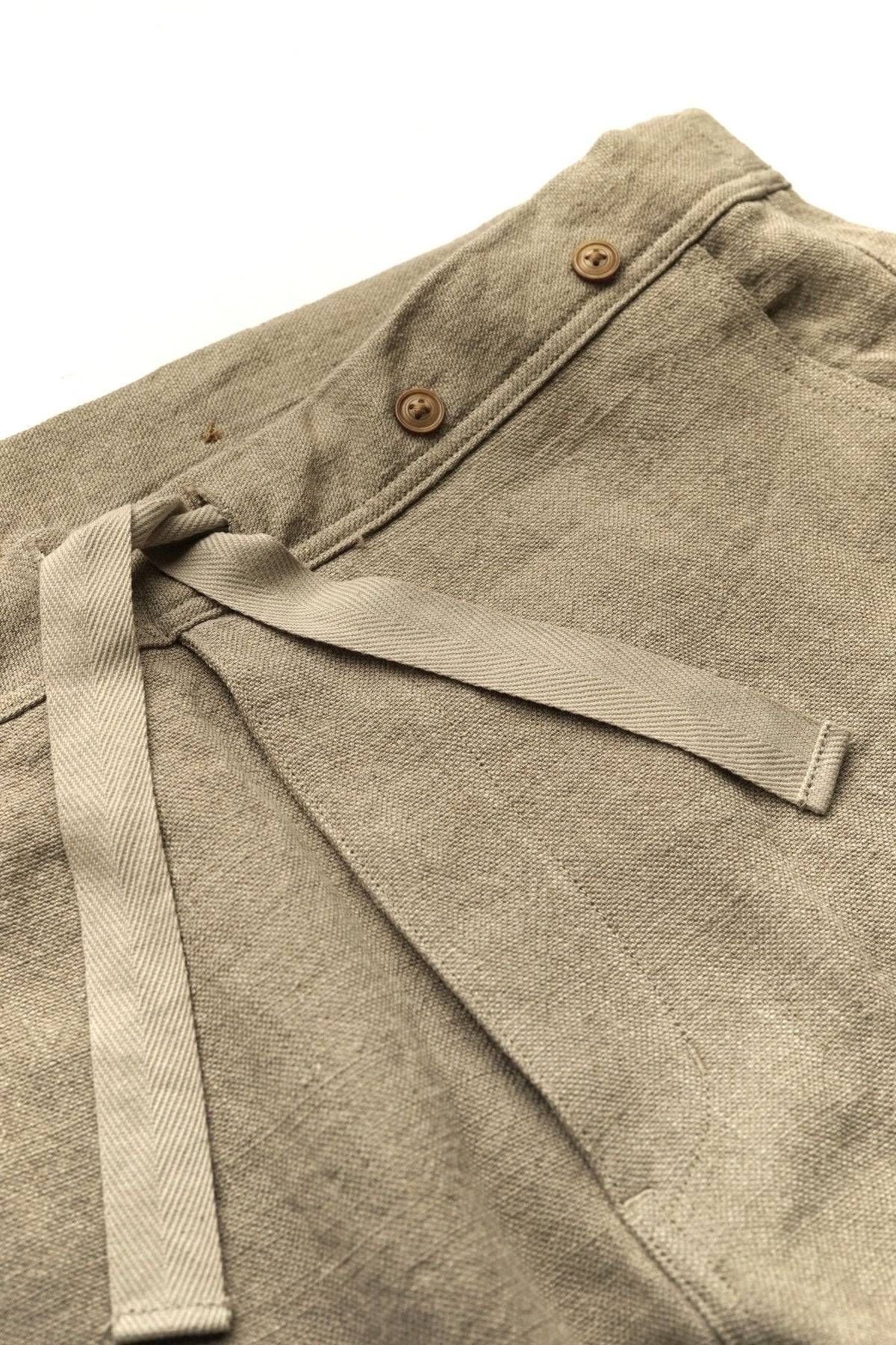 Nigel Cabourn - HOSPITAL PANT - FRENCH LINEN IVORY