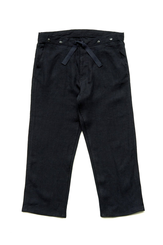 Nigel Cabourn - HOSPITAL PANT - FRENCH LINEN DARK NAVY