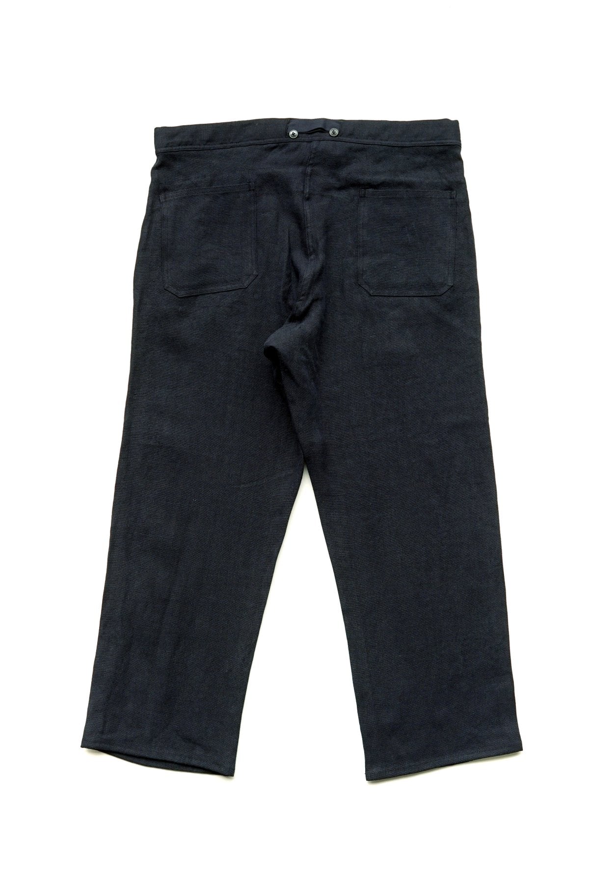 Nigel Cabourn - HOSPITAL PANT - FRENCH LINEN DARK NAVY