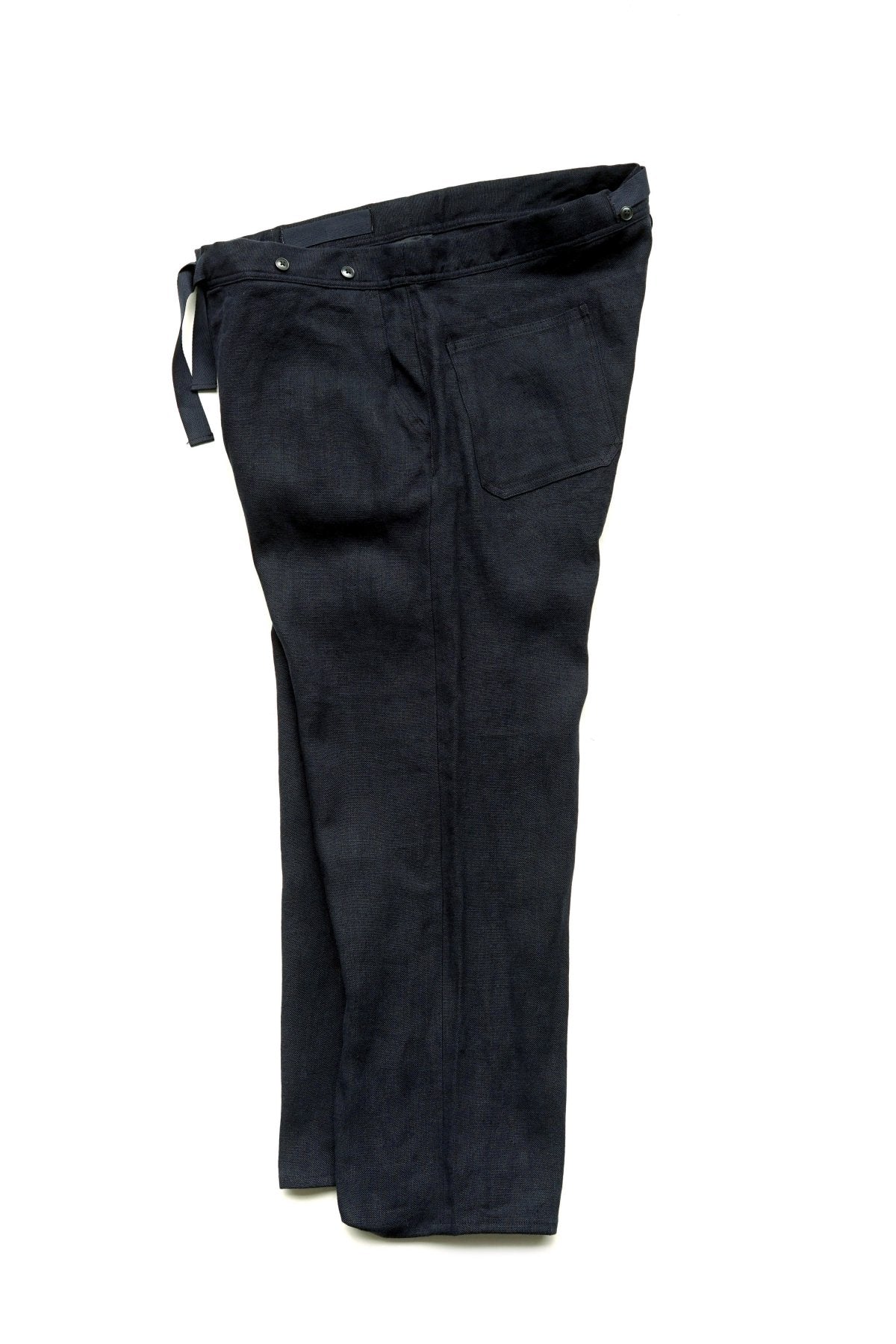 Nigel Cabourn - HOSPITAL PANT - FRENCH LINEN DARK NAVY