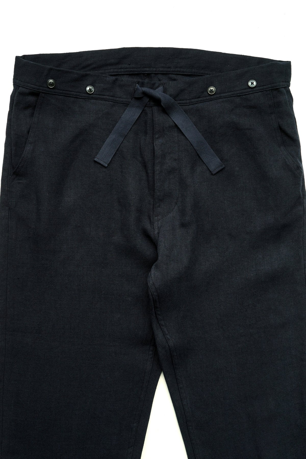 Nigel Cabourn - HOSPITAL PANT - FRENCH LINEN DARK NAVY