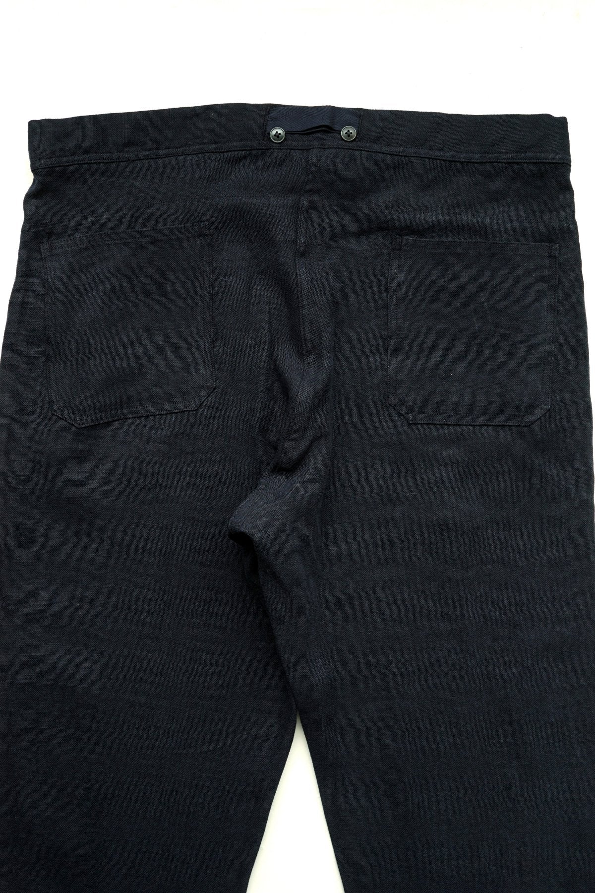 Nigel Cabourn - HOSPITAL PANT - FRENCH LINEN DARK NAVY