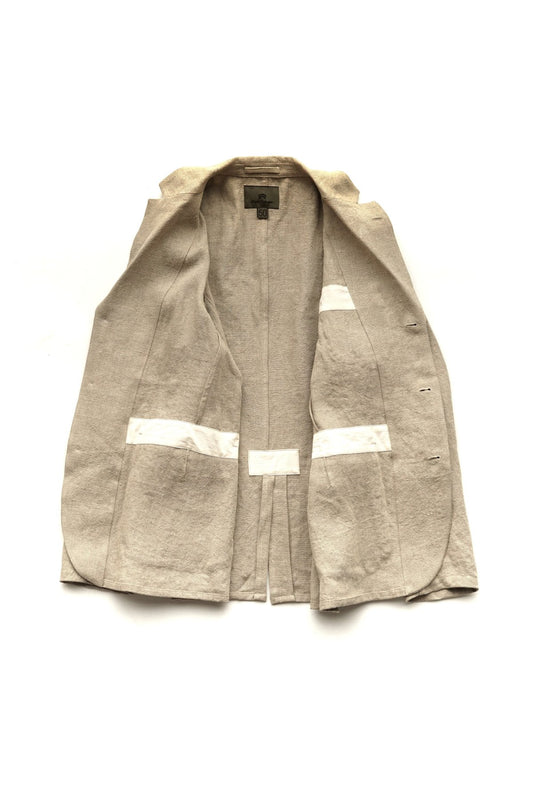 Nigel Cabourn - HOSPITAL JACKET - FRENCH LINEN IVORY