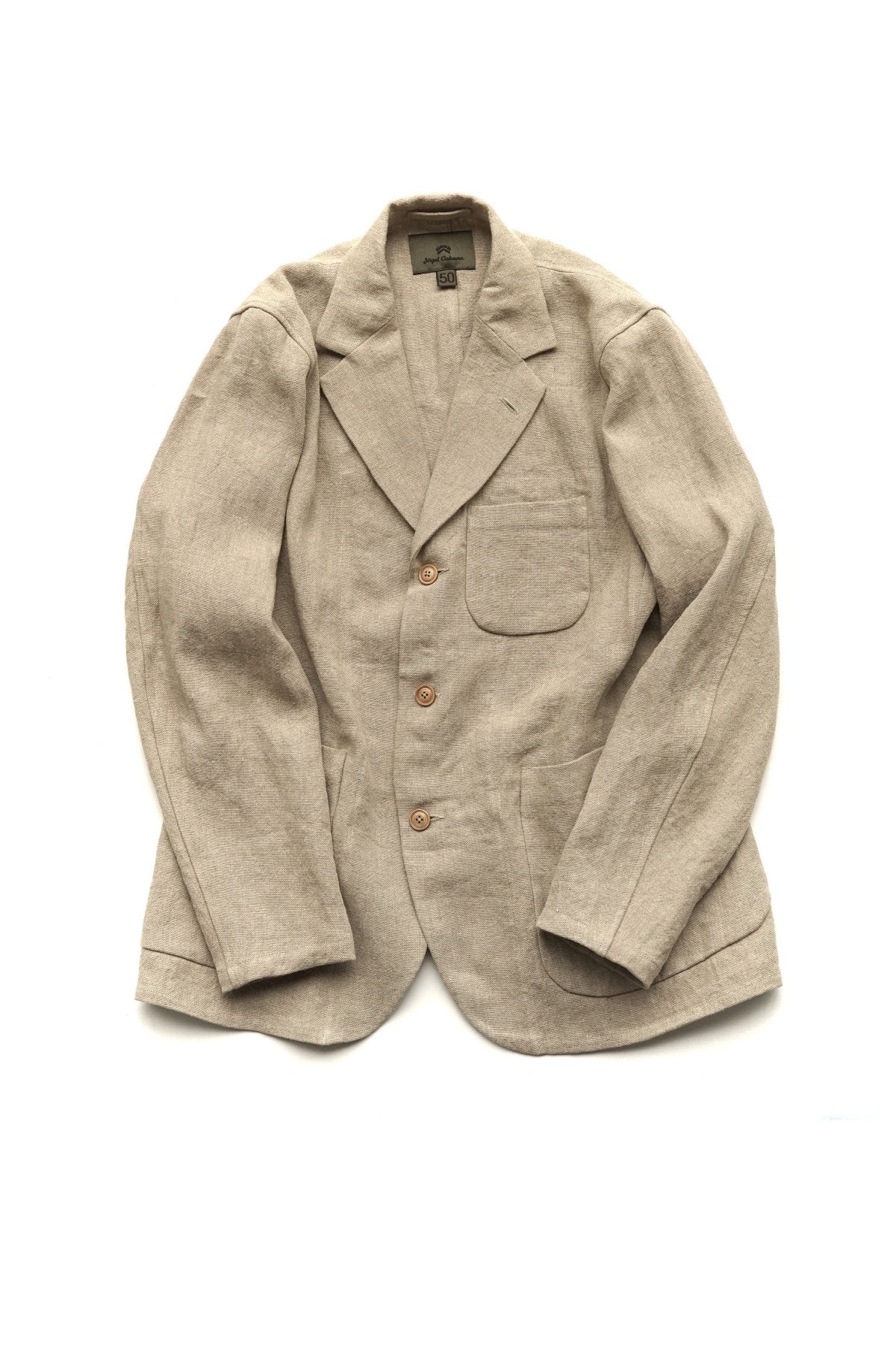 Nigel Cabourn - HOSPITAL JACKET - FRENCH LINEN IVORY