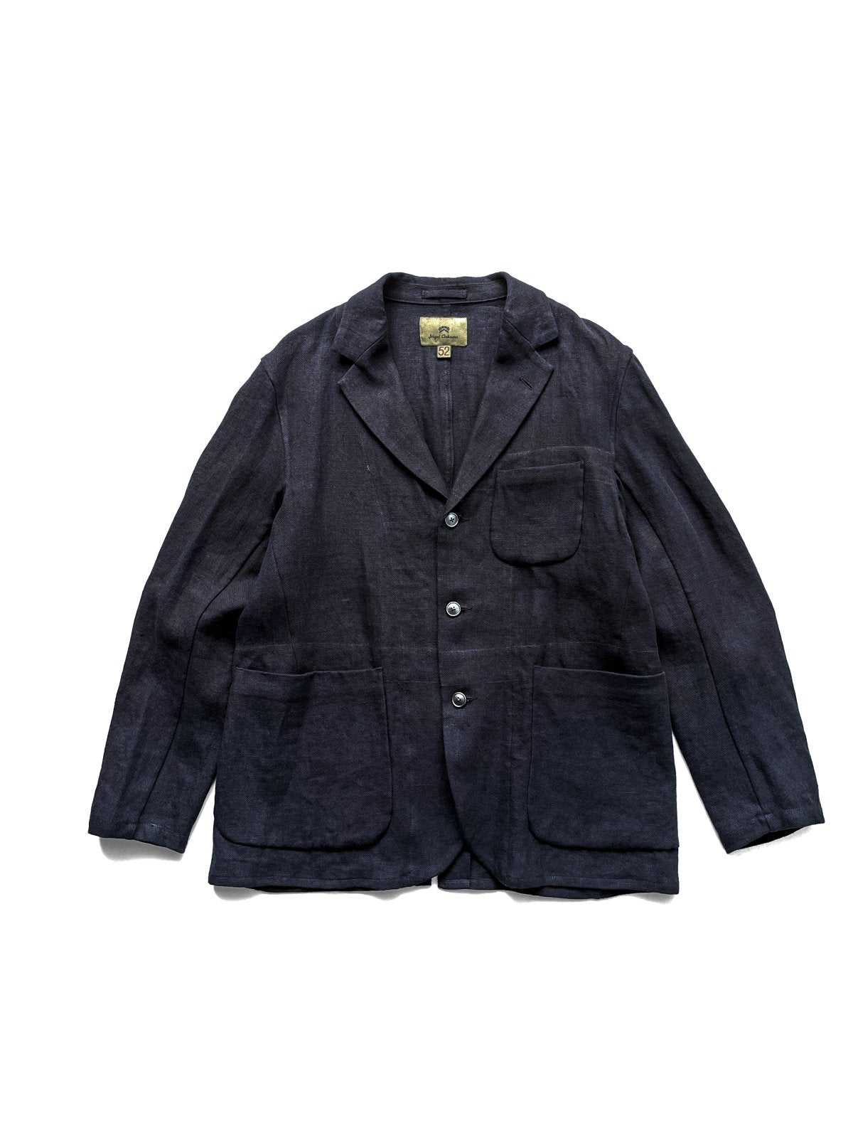 Nigel Cabourn - HOSPITAL JACKET - FRENCH LINEN DARK NAVY