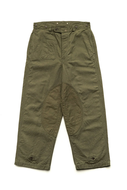 Nigel Cabourn - MOTORCYCLE PANT - CANVAS GREEN