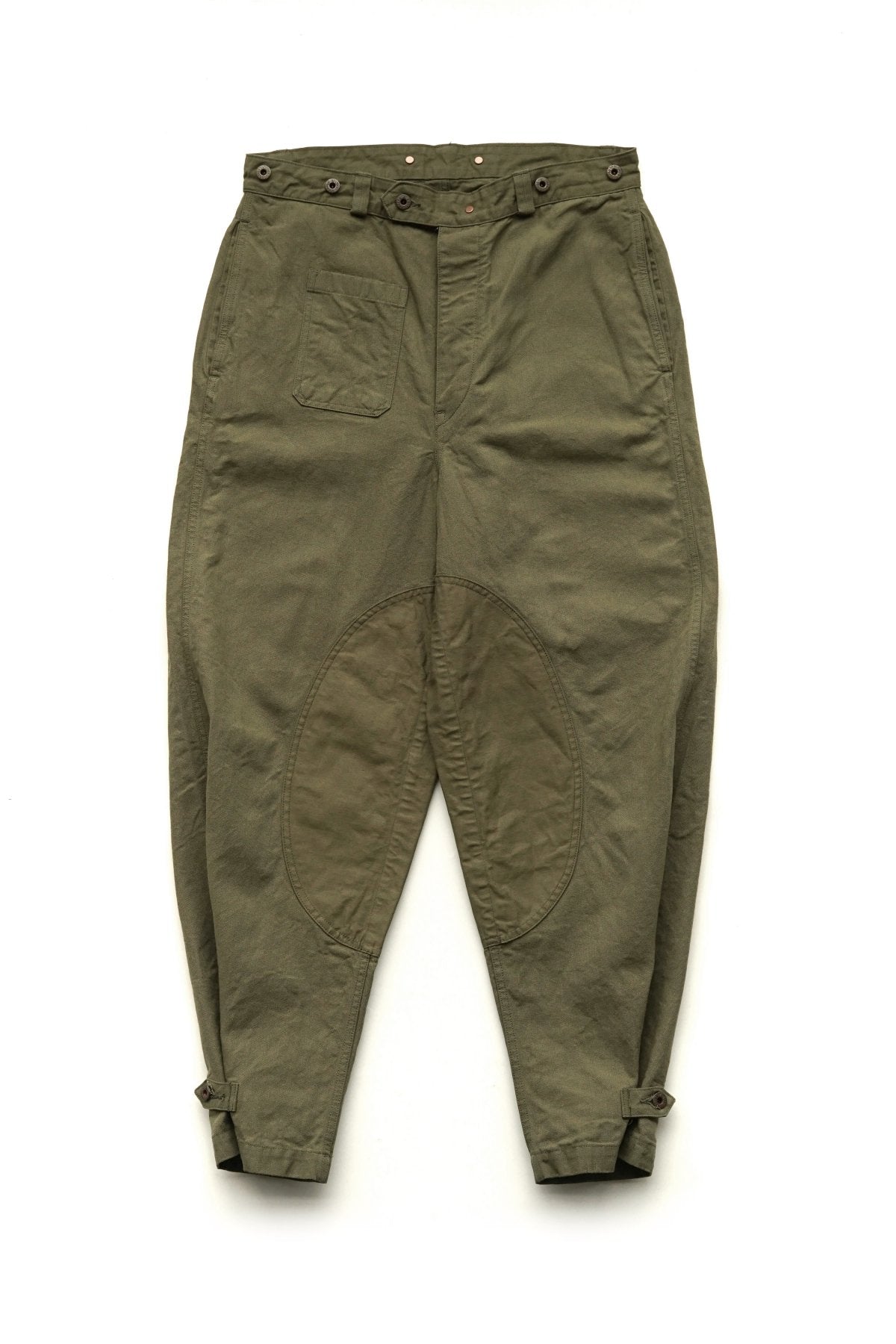 Nigel Cabourn - MOTORCYCLE PANT - CANVAS GREEN