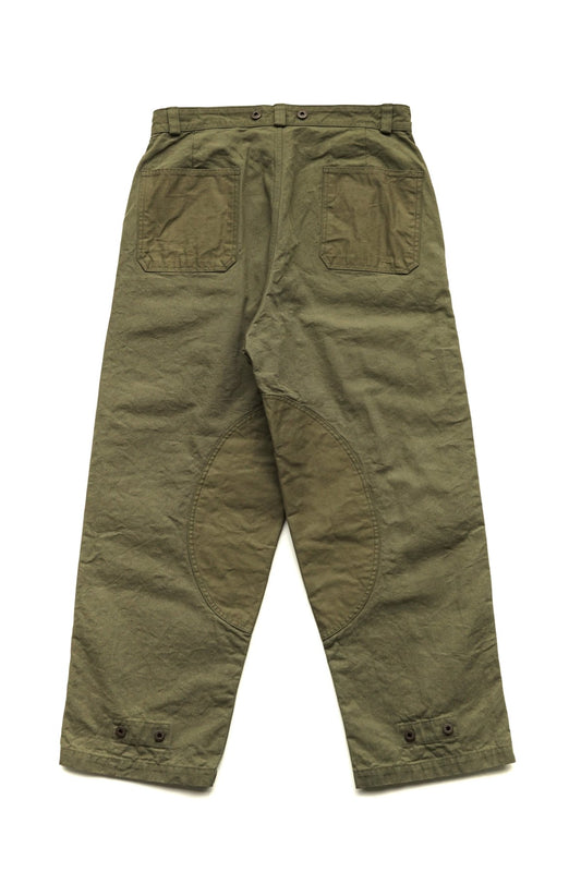 Nigel Cabourn - MOTORCYCLE PANT - CANVAS GREEN