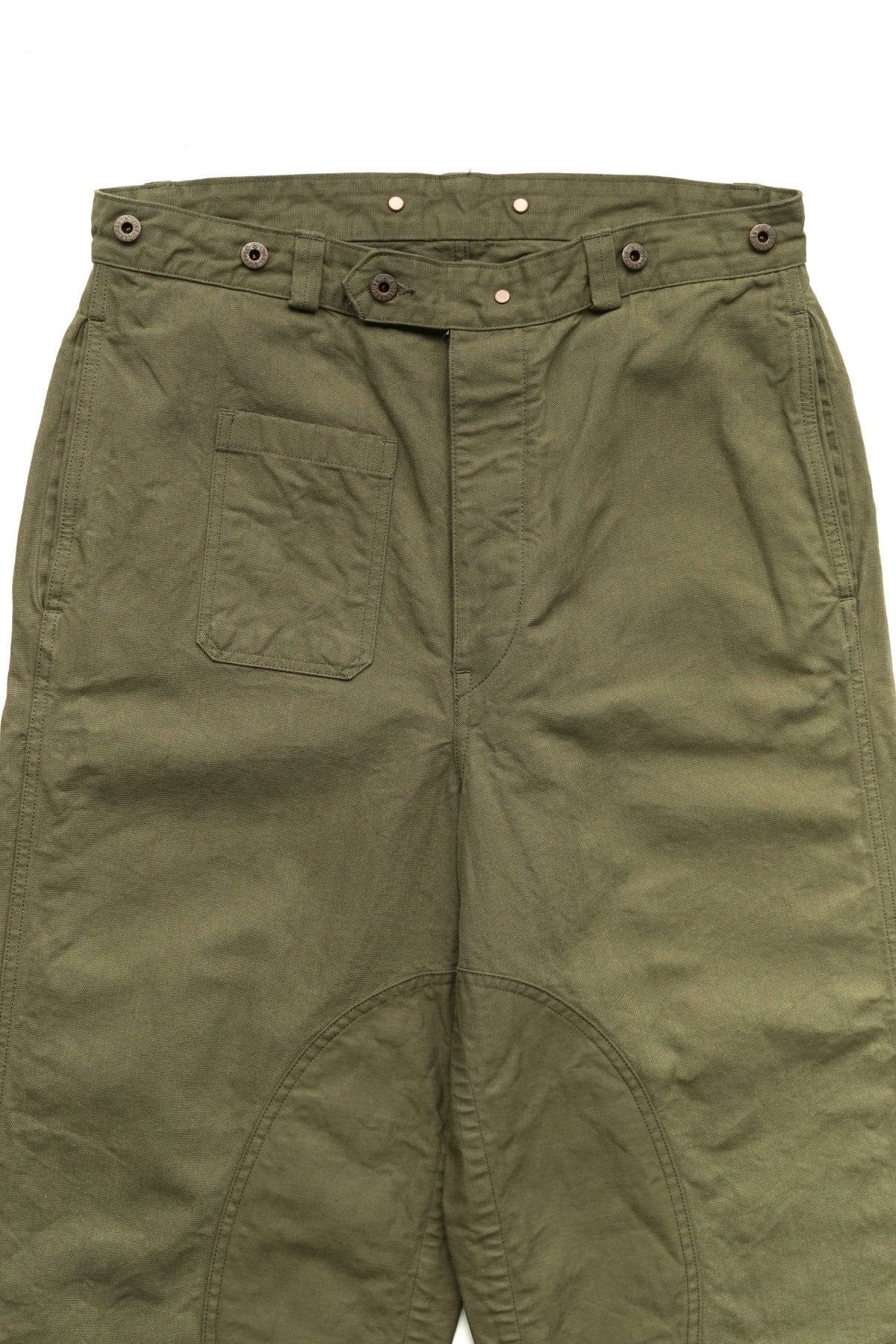 Nigel Cabourn - MOTORCYCLE PANT - CANVAS GREEN