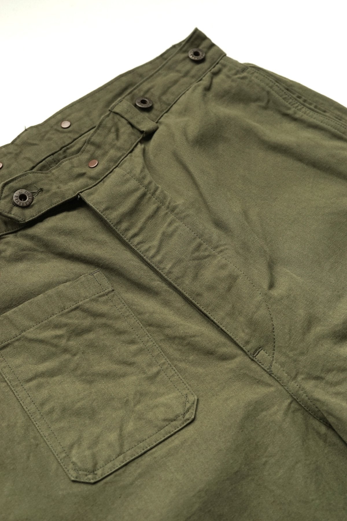 Nigel Cabourn - MOTORCYCLE PANT - CANVAS GREEN