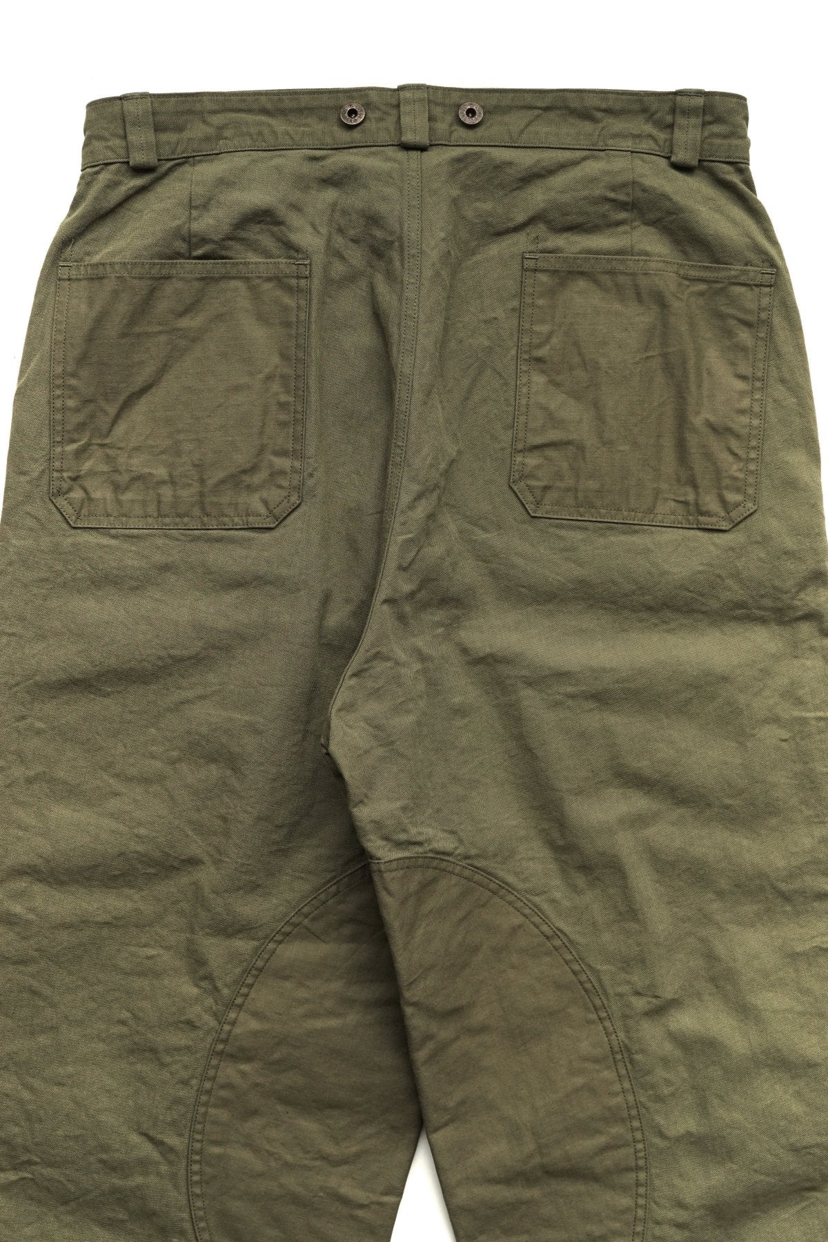 Nigel Cabourn - MOTORCYCLE PANT - CANVAS GREEN