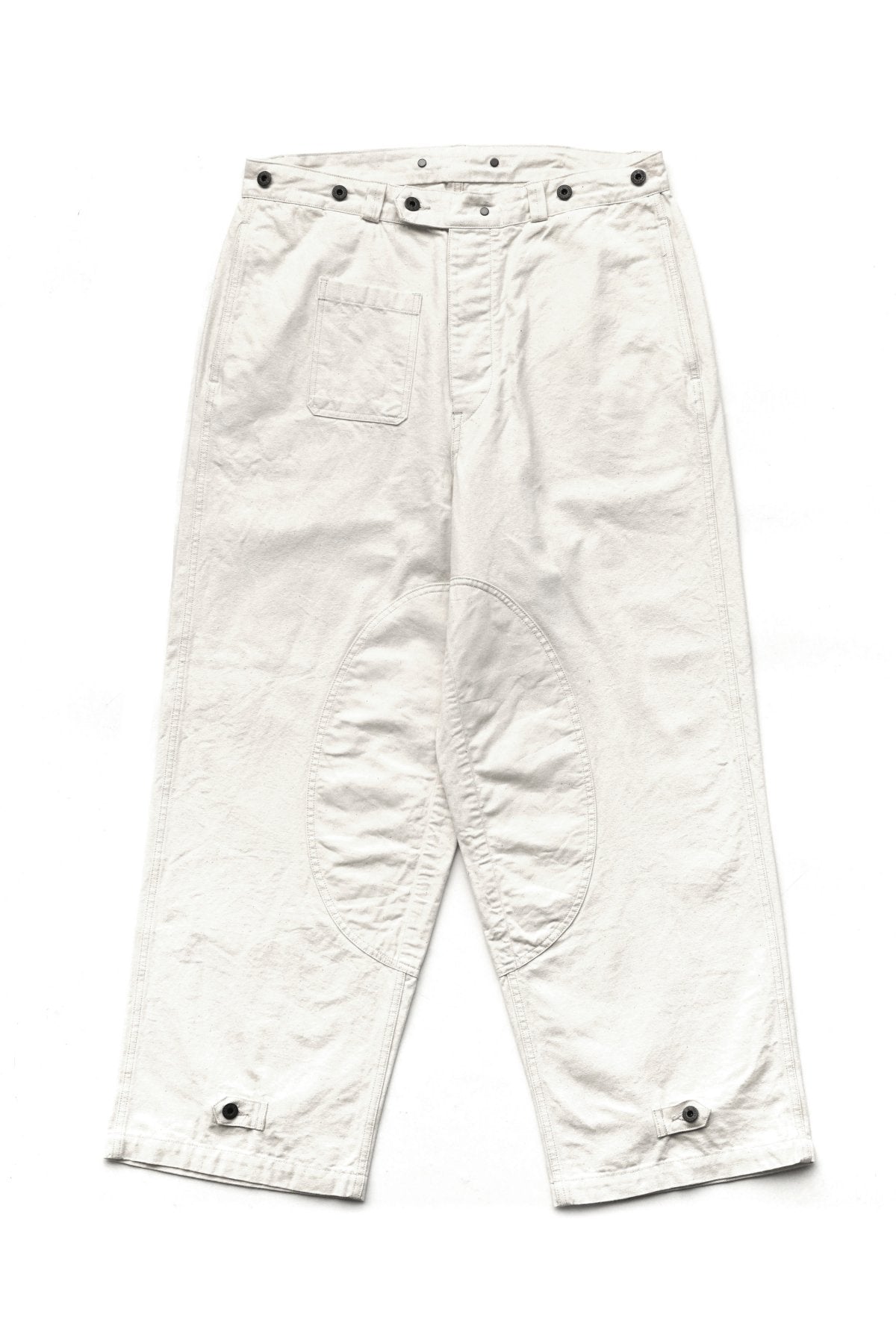 Nigel Cabourn - MOTORCYCLE PANT - CANVAS IVORY