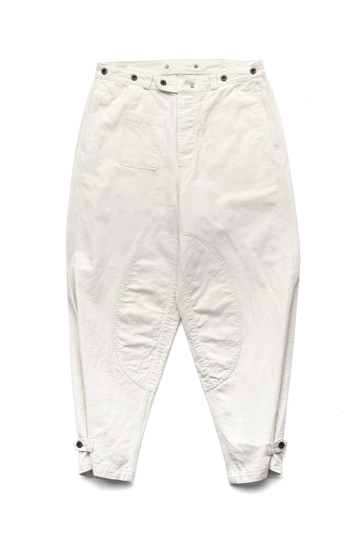 Nigel Cabourn - MOTORCYCLE PANT - CANVAS IVORY