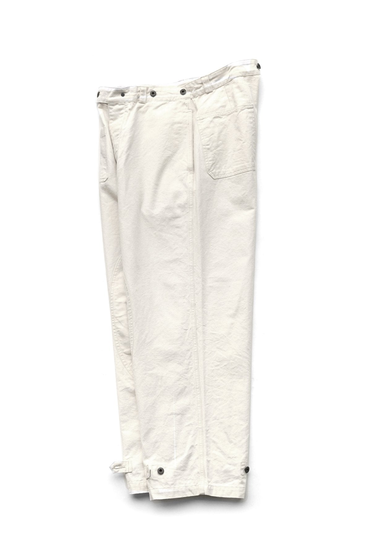 Nigel Cabourn - MOTORCYCLE PANT - CANVAS IVORY