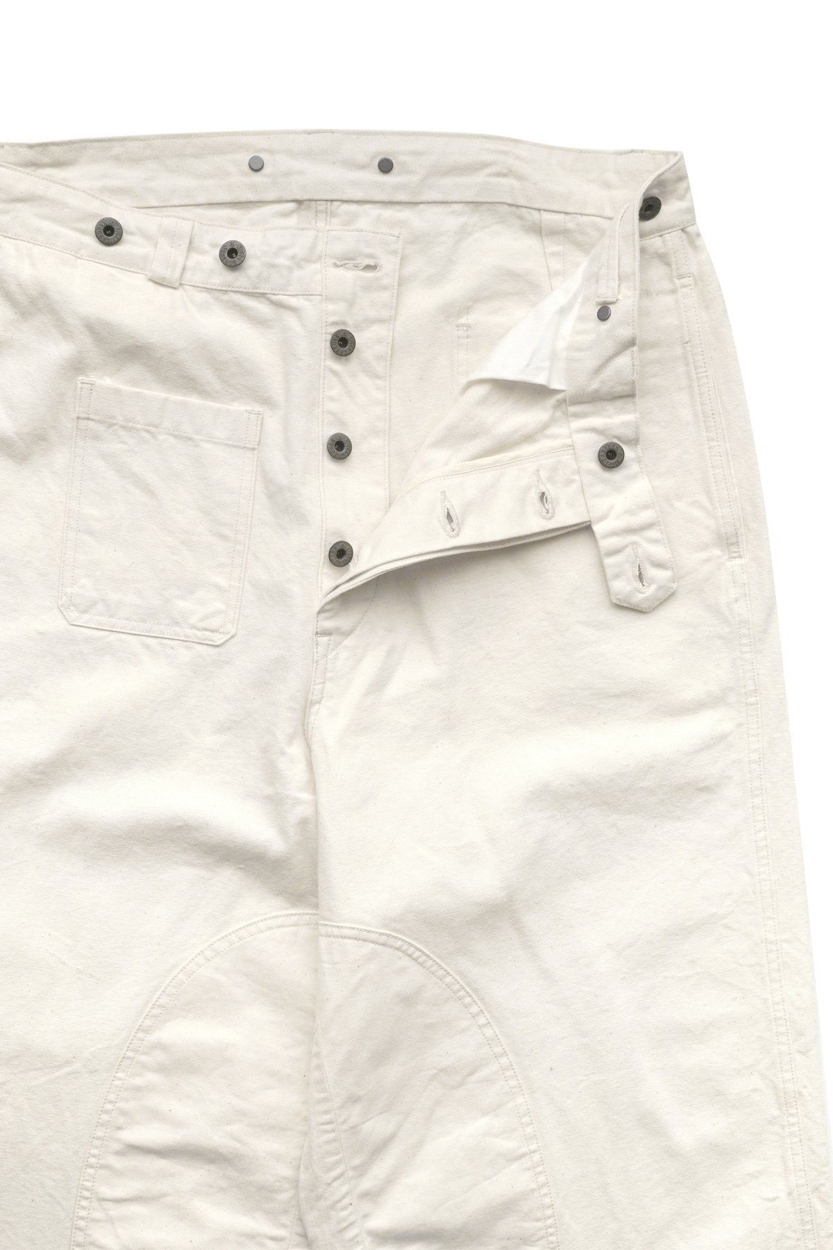 Nigel Cabourn - MOTORCYCLE PANT - CANVAS IVORY