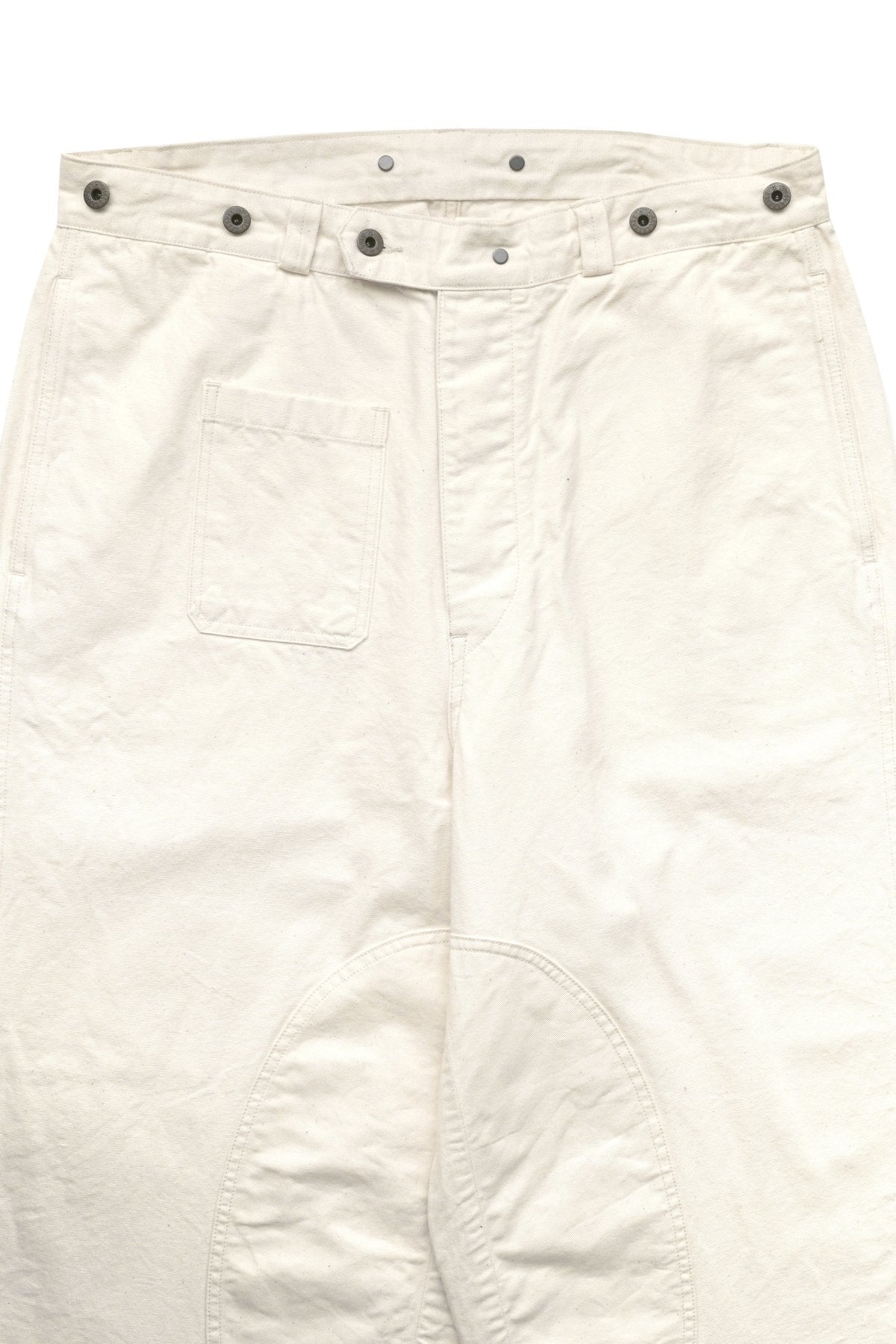 Nigel Cabourn - MOTORCYCLE PANT - CANVAS IVORY