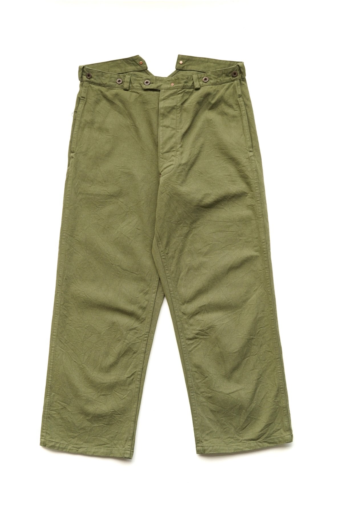 Nigel Cabourn - RAILMAN PANT - VINTAGE TWILL GREEN