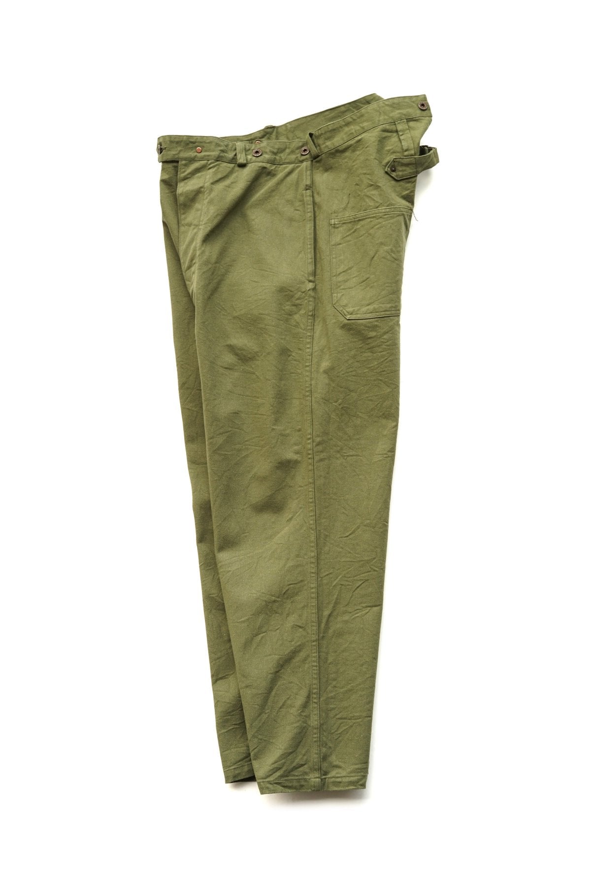 Nigel Cabourn - RAILMAN PANT - VINTAGE TWILL GREEN