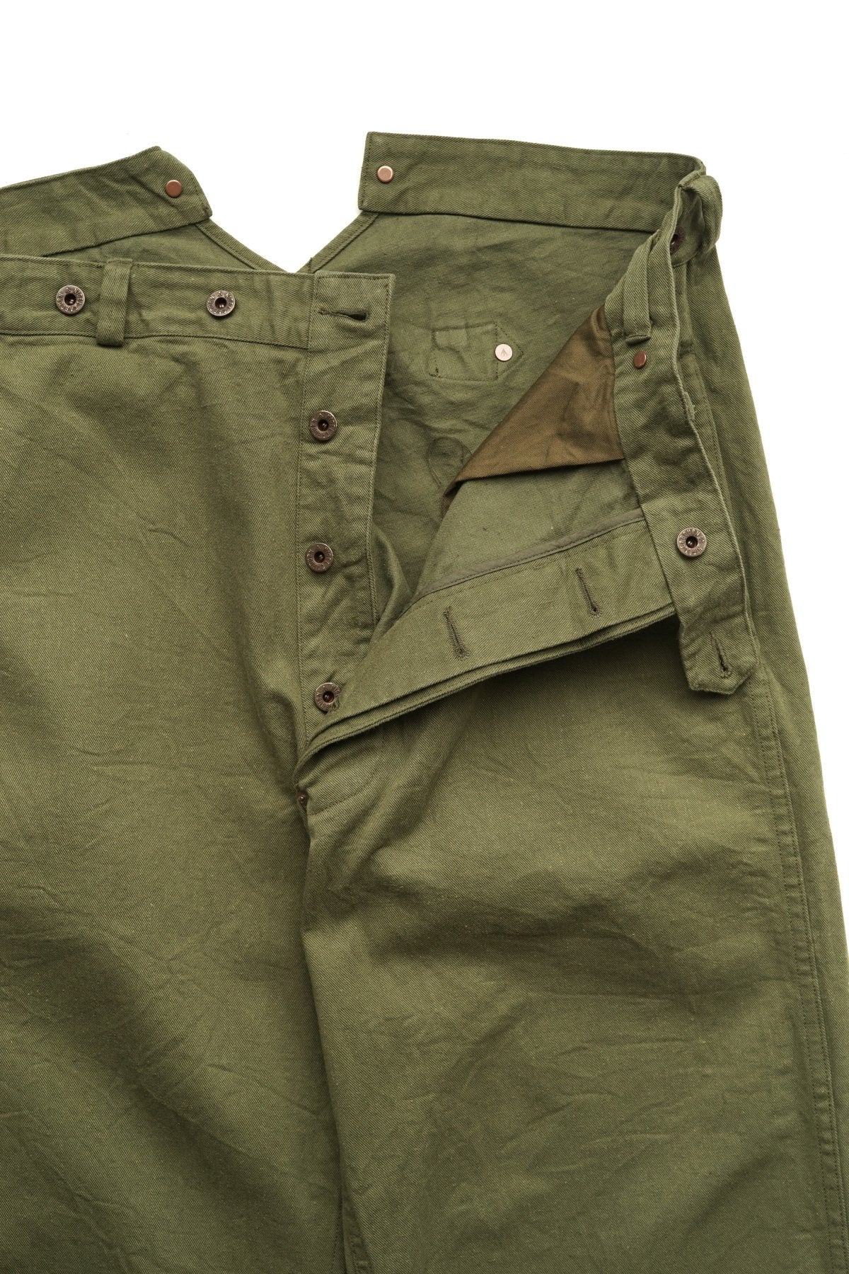 Nigel Cabourn - RAILMAN PANT - VINTAGE TWILL GREEN