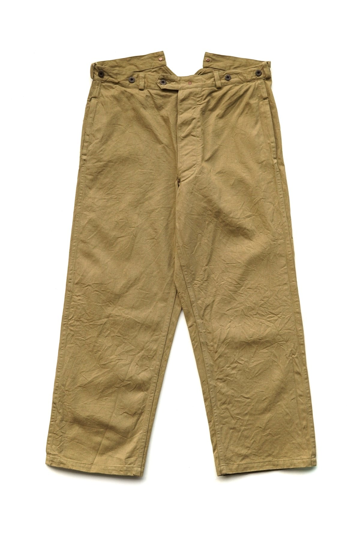 Nigel Cabourn - RAILMAN PANT - VINTAGE TWILL KHAKI