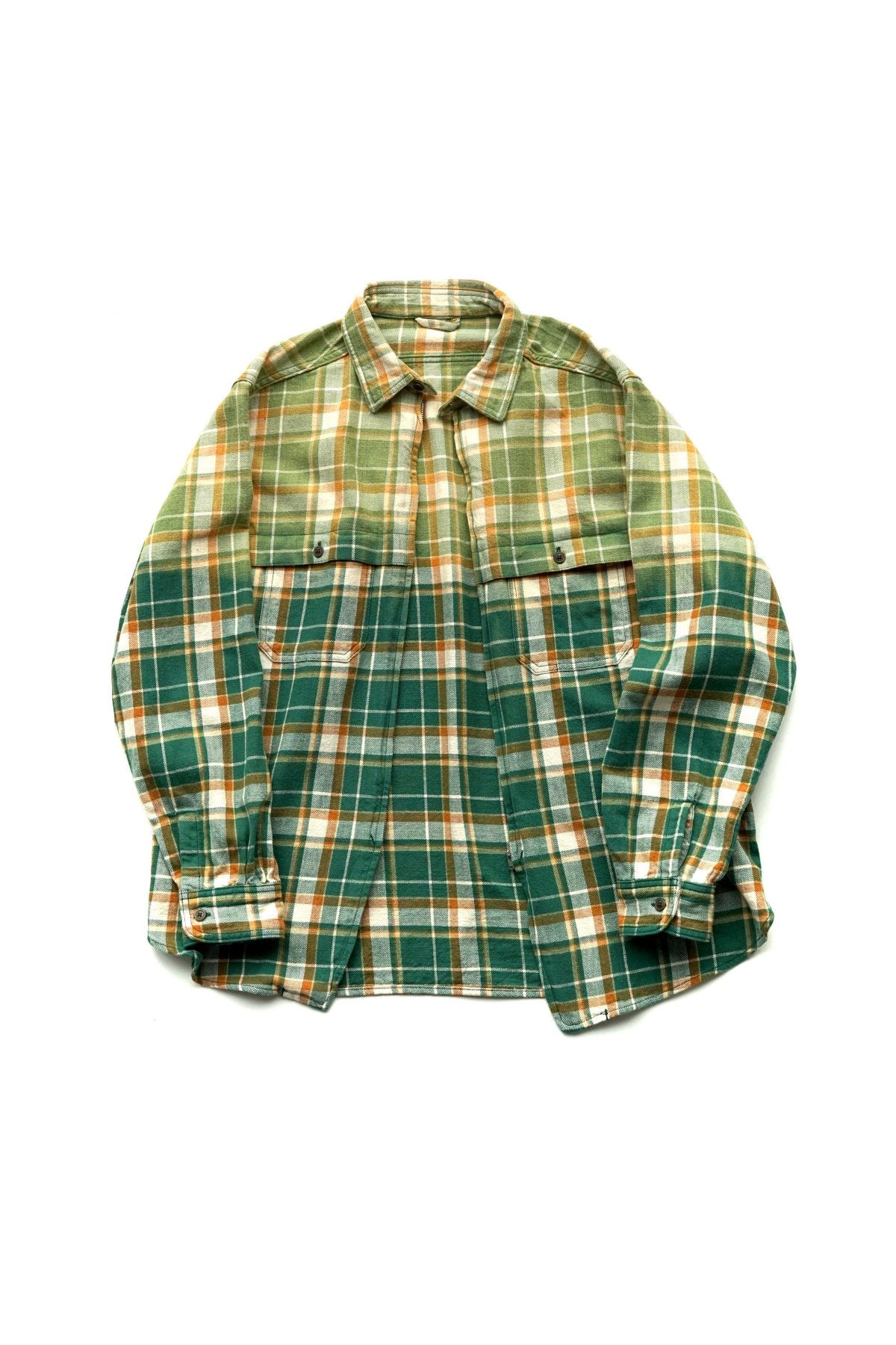 Nigel Cabourn - MOTORCYCLE SHIRT - OZONE BLEACH GREEN