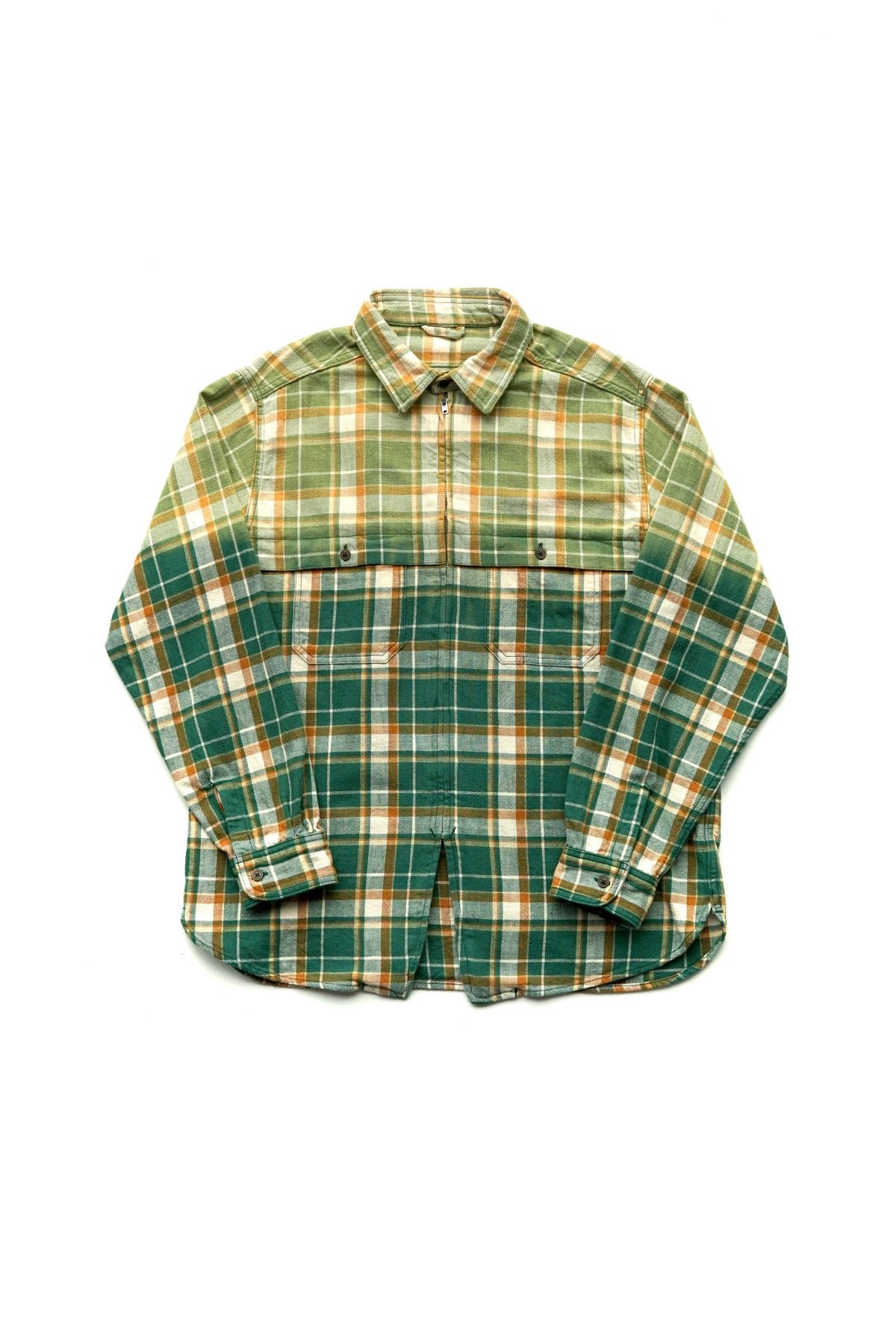 Nigel Cabourn - MOTORCYCLE SHIRT - OZONE BLEACH GREEN