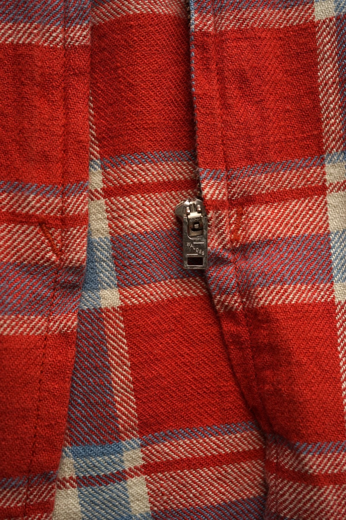 Nigel Cabourn - MOTORCYCLE SHIRT - OZONE BLEACH RED